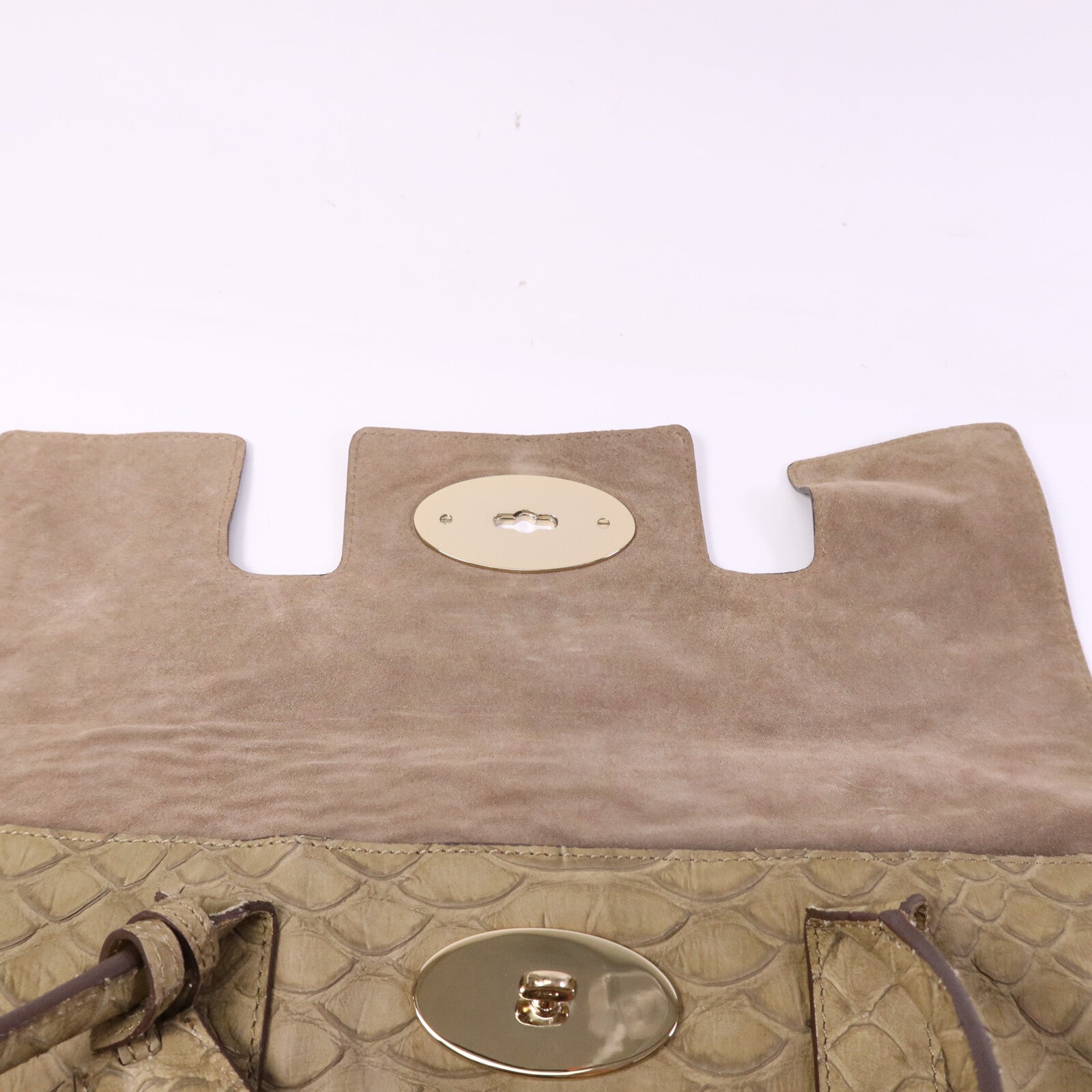 MULBERRY 牛皮皮革Bayswater金扣手挽袋