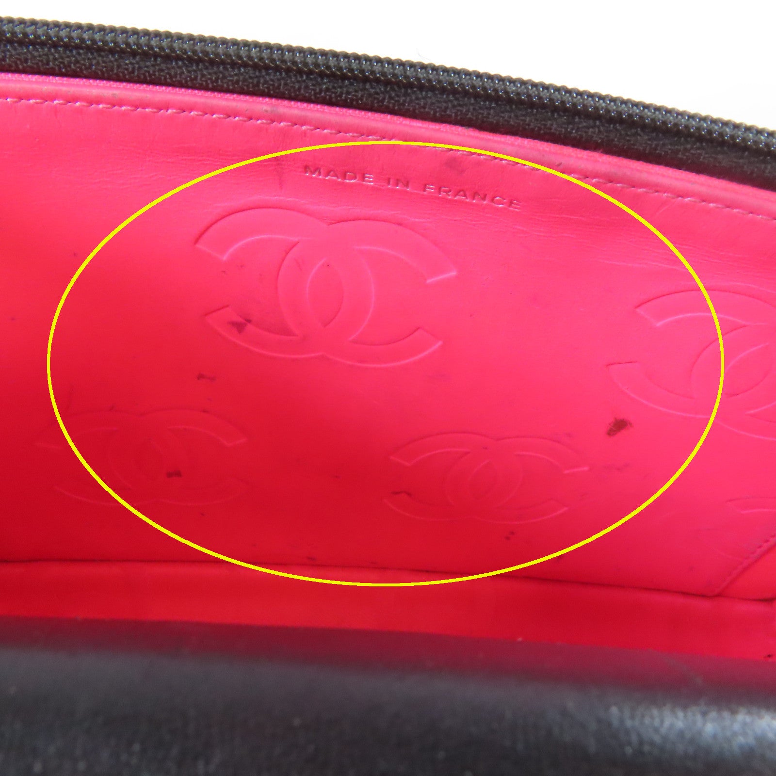 CHANEL 菱格牛皮皮革Cambon Wallet On Chain銀扣鏈帶肩背袋黑色