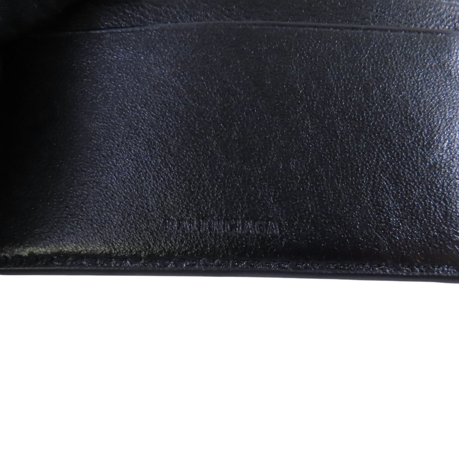BALENCIAGA 牛皮皮革Cash Square Folded Wallet短錢包黑色