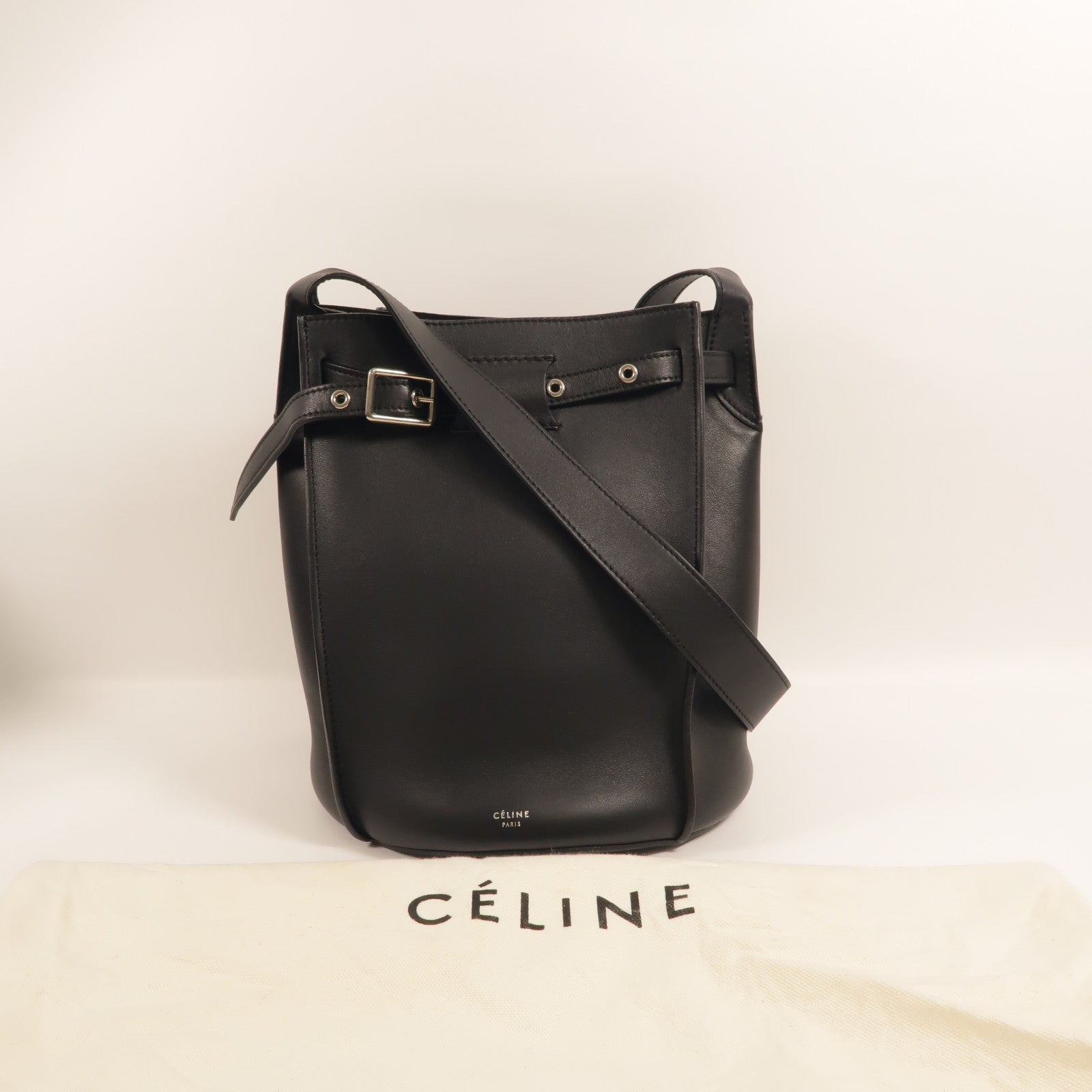 CELINE 牛皮皮革Big Bag Bucket肩背袋