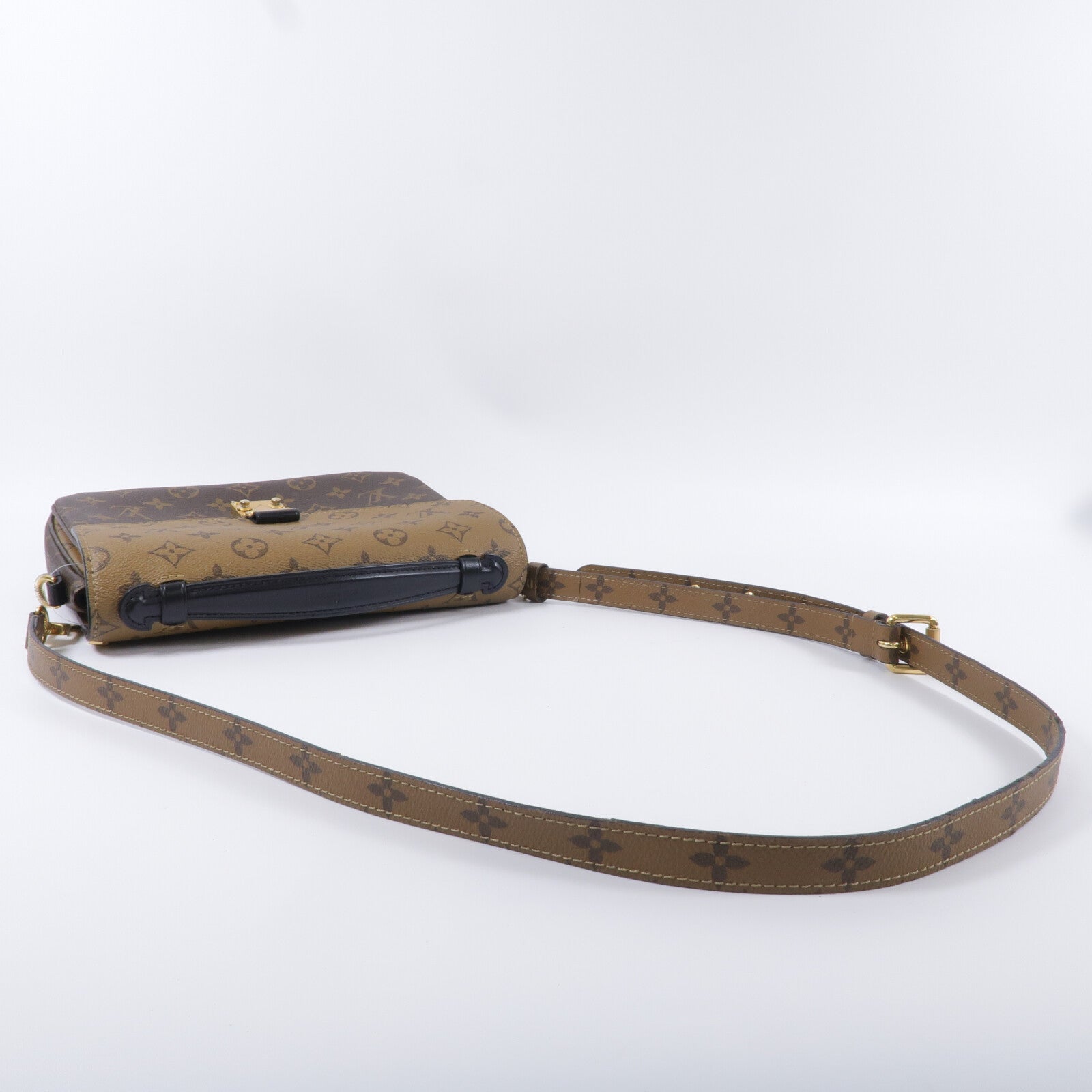 LOUIS VUITTON Monogram Reverse Pochette Metis手挽肩背兩用袋