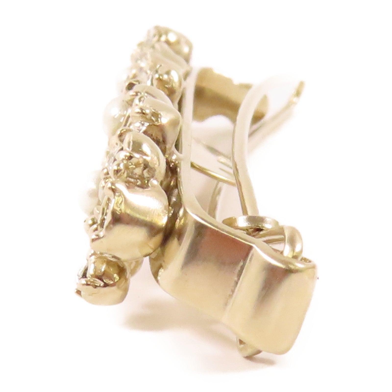 CHANEL PVC/金屬Hair Clip髮夾金色