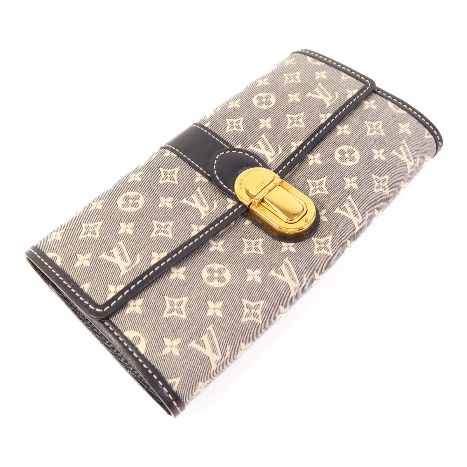 LOUIS VUITTON Monogram Idylle Portefeuille Sarah金扣長錢包