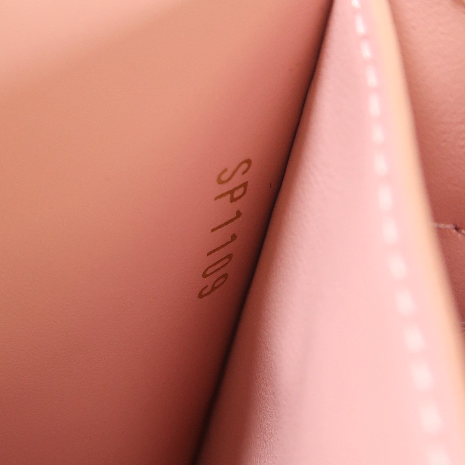 LOUIS VUITTON Monogram Flore金扣鏈帶肩背袋啡色/粉紅色