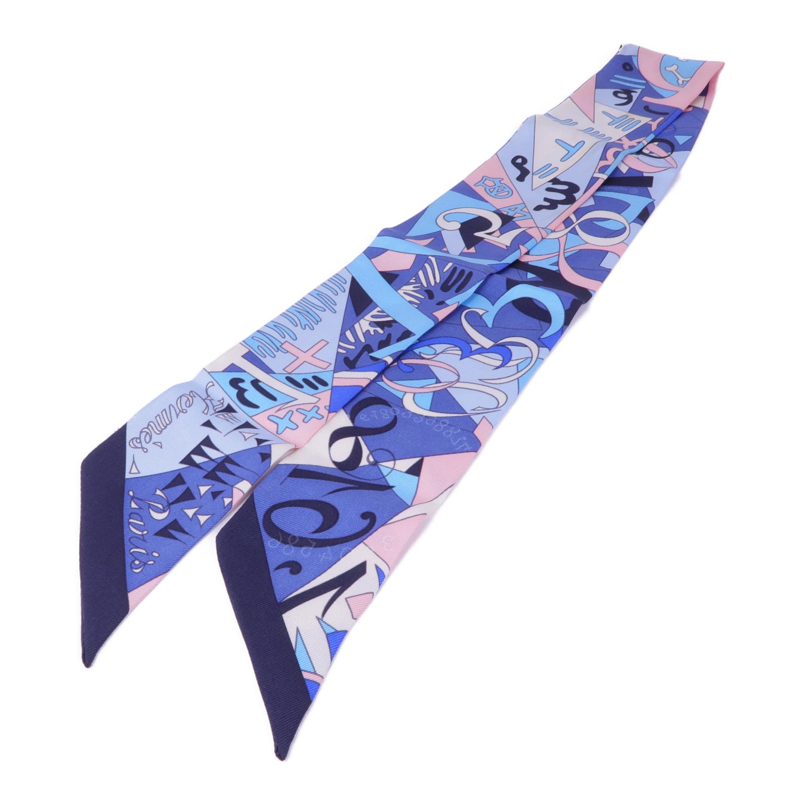 HERMES 絲質Twilly絲巾