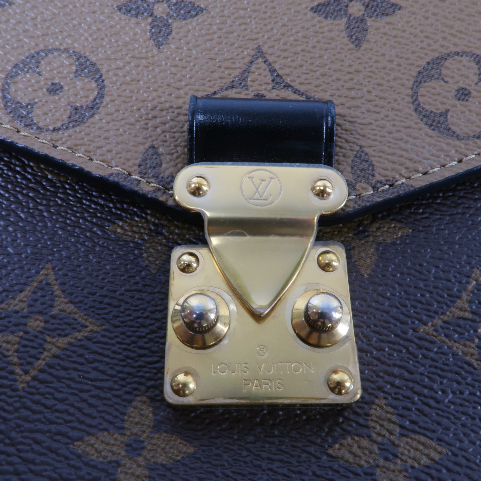 LOUIS VUITTON Monogram Reverse Pochette Metis手挽肩背兩用袋