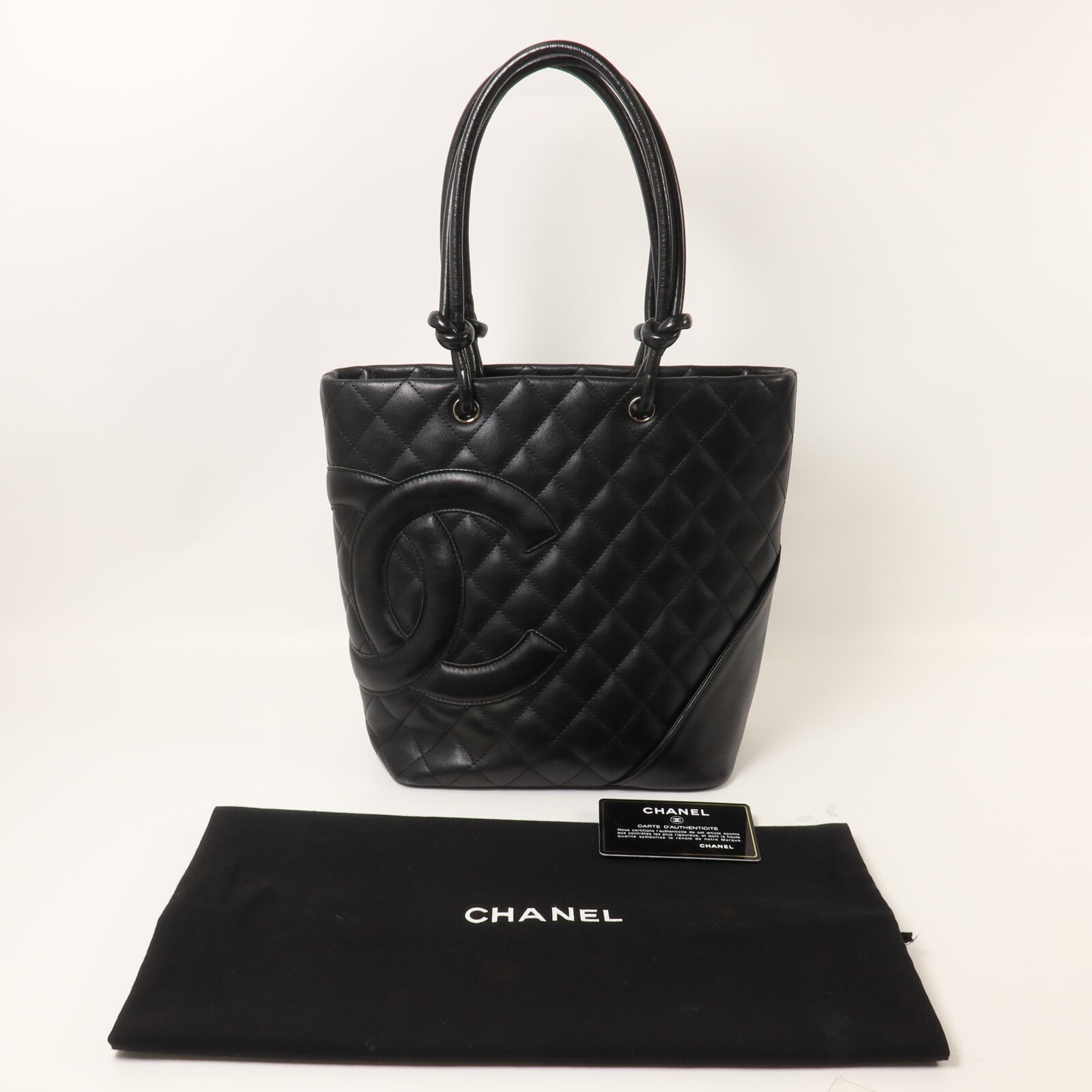 CHANEL 牛皮皮革Cambon Ligne Tote Medium手挽袋