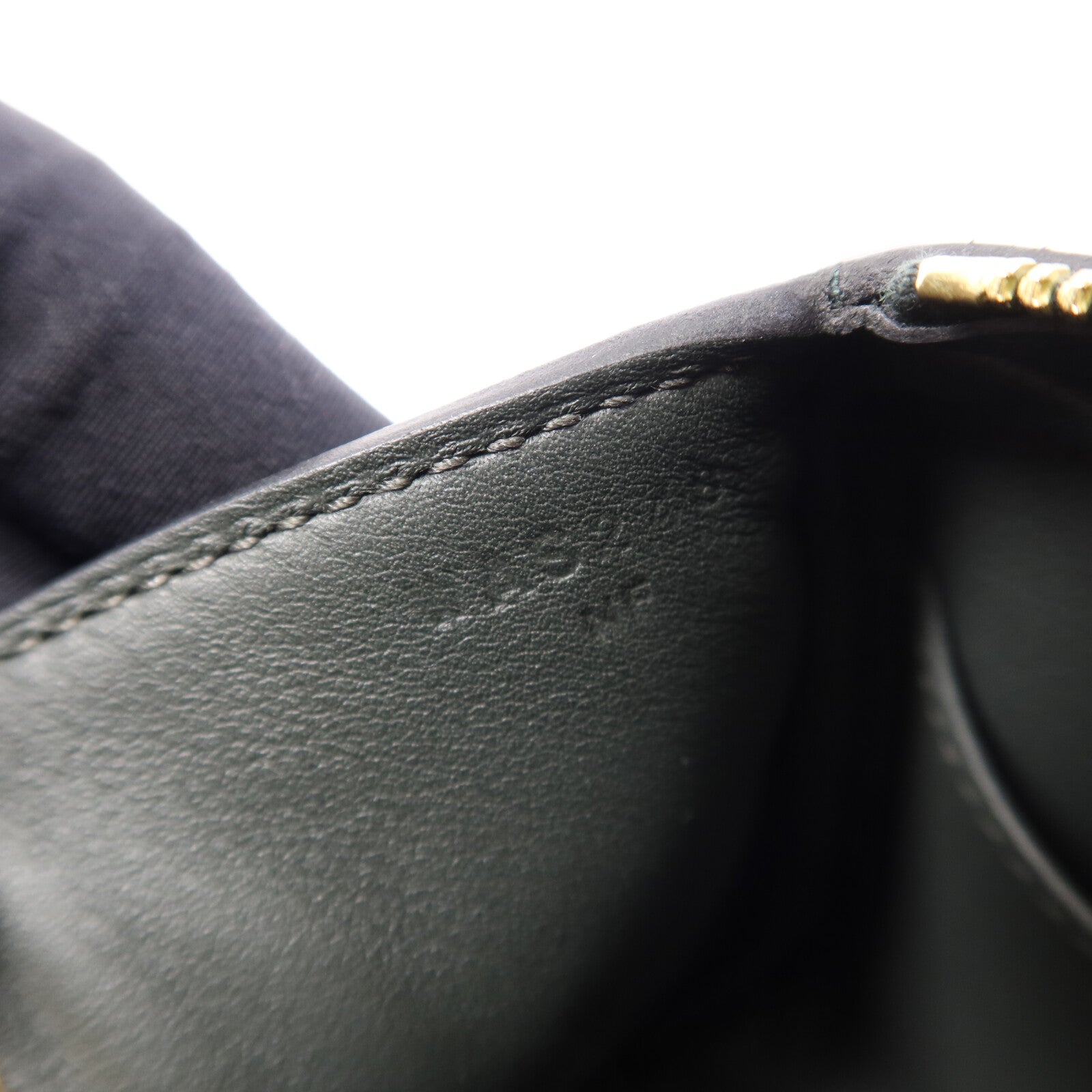 HERMES Clemence皮革Mini Lindy金扣手挽肩背兩用袋Vert cypres