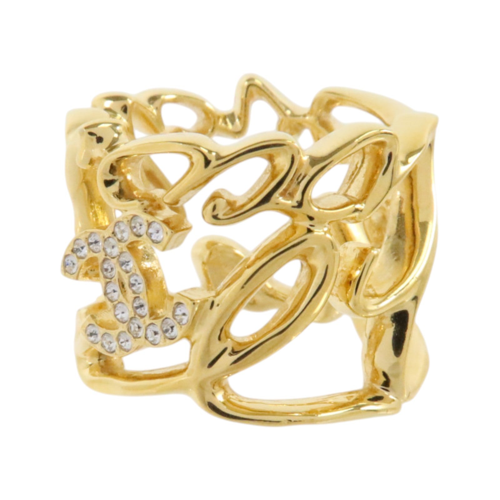 CHANEL 金屬Co Co Mark Ring戒指
