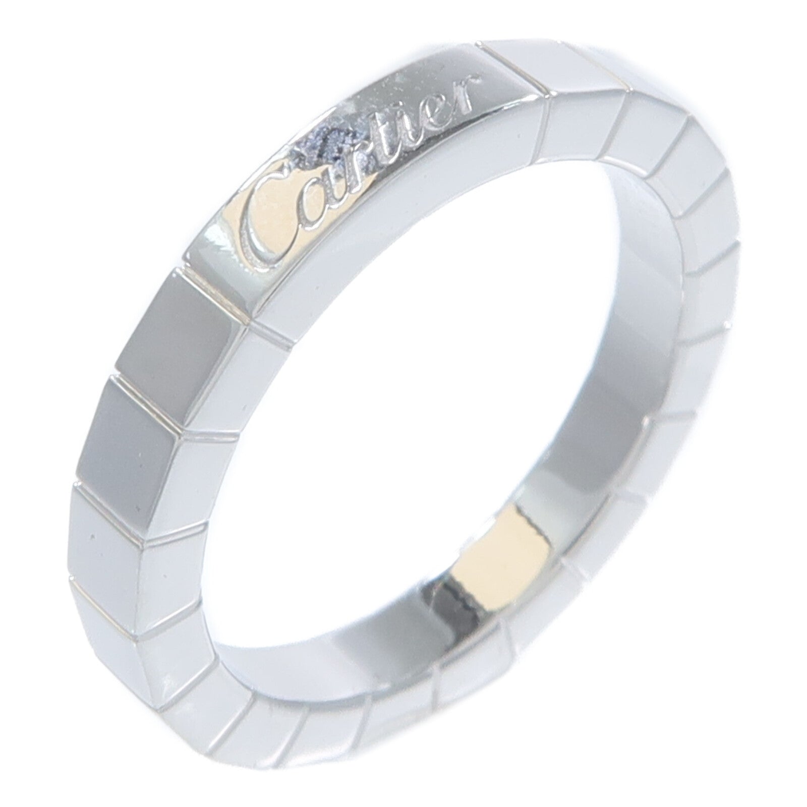CARTIER 18K白金Lanieres戒指