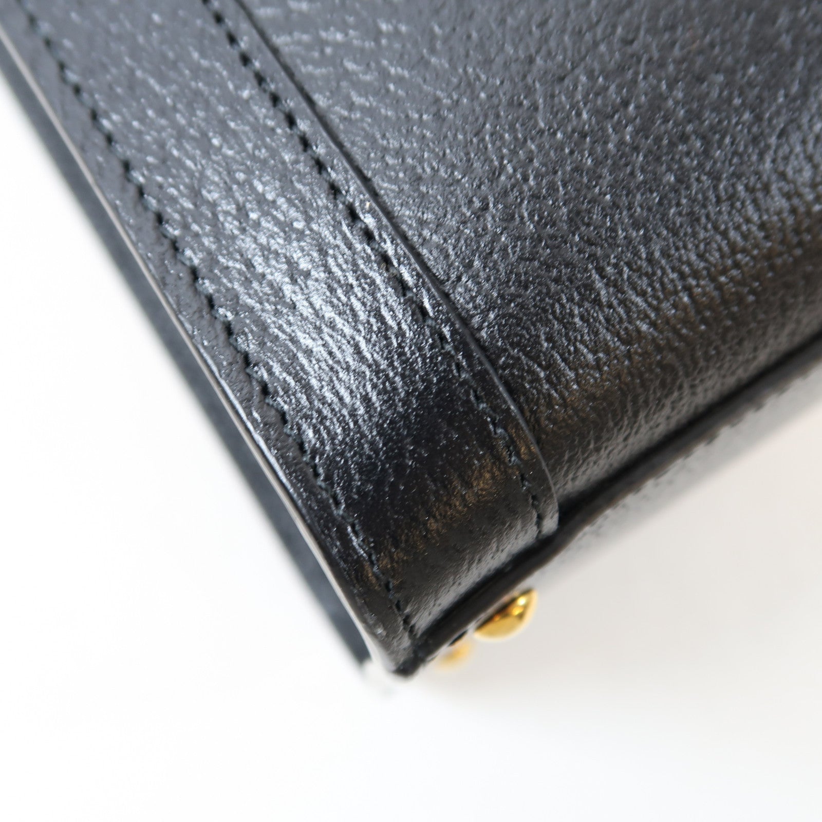 GUCCI 牛皮皮革Gucci Diana金扣手挽肩背兩用袋黑色