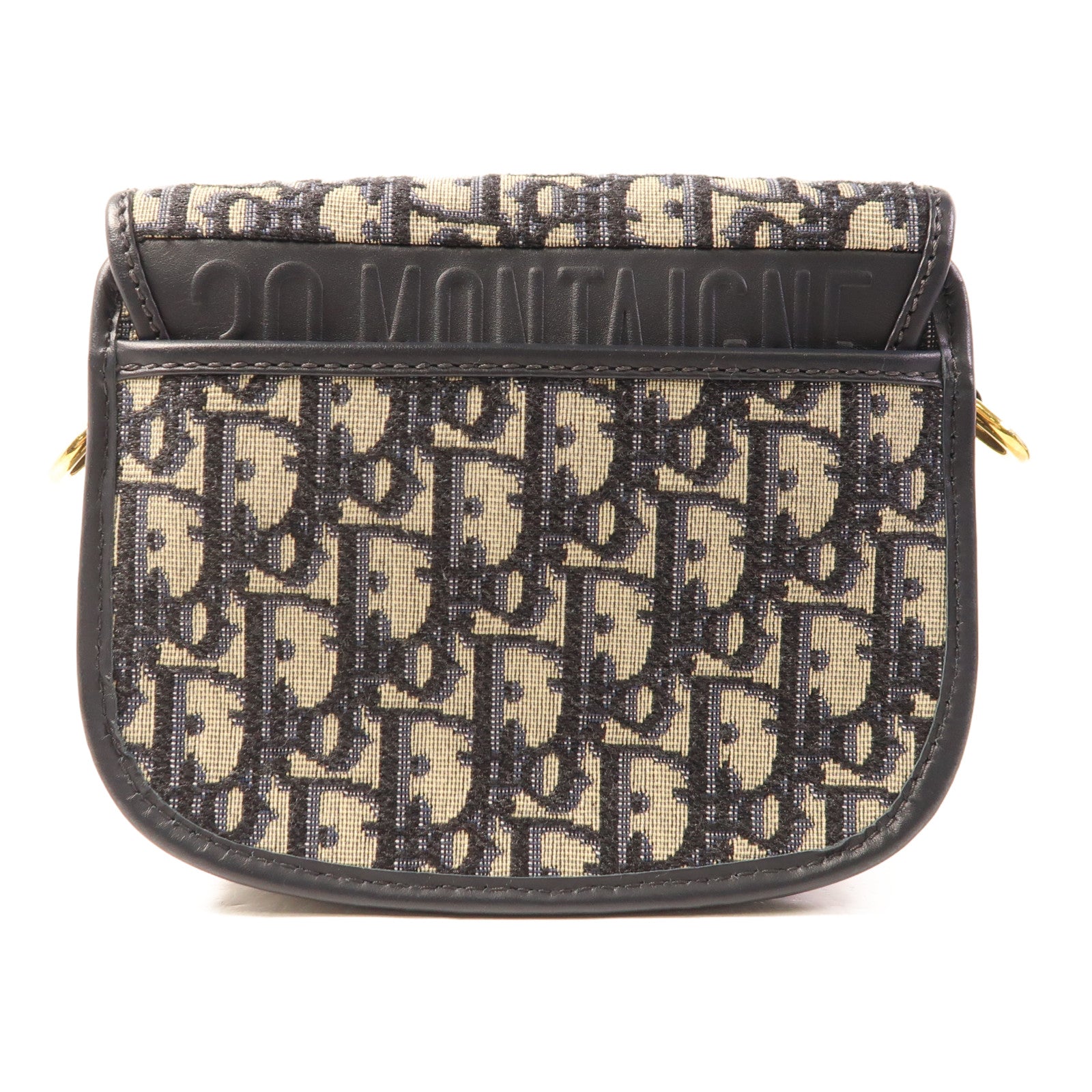 Dior Oblique帆布Bobby Small金扣肩背袋