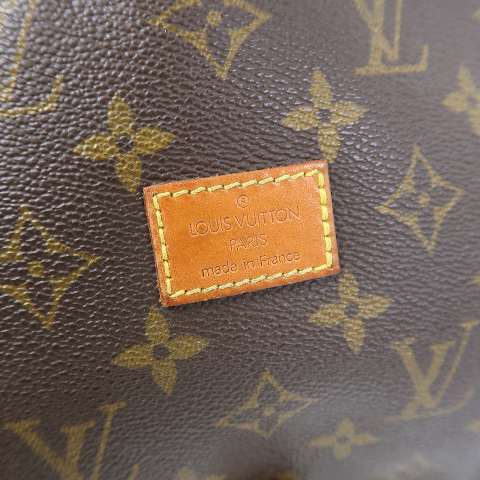 LOUIS VUITTON Monogram Saumur 30金扣肩背袋啡色