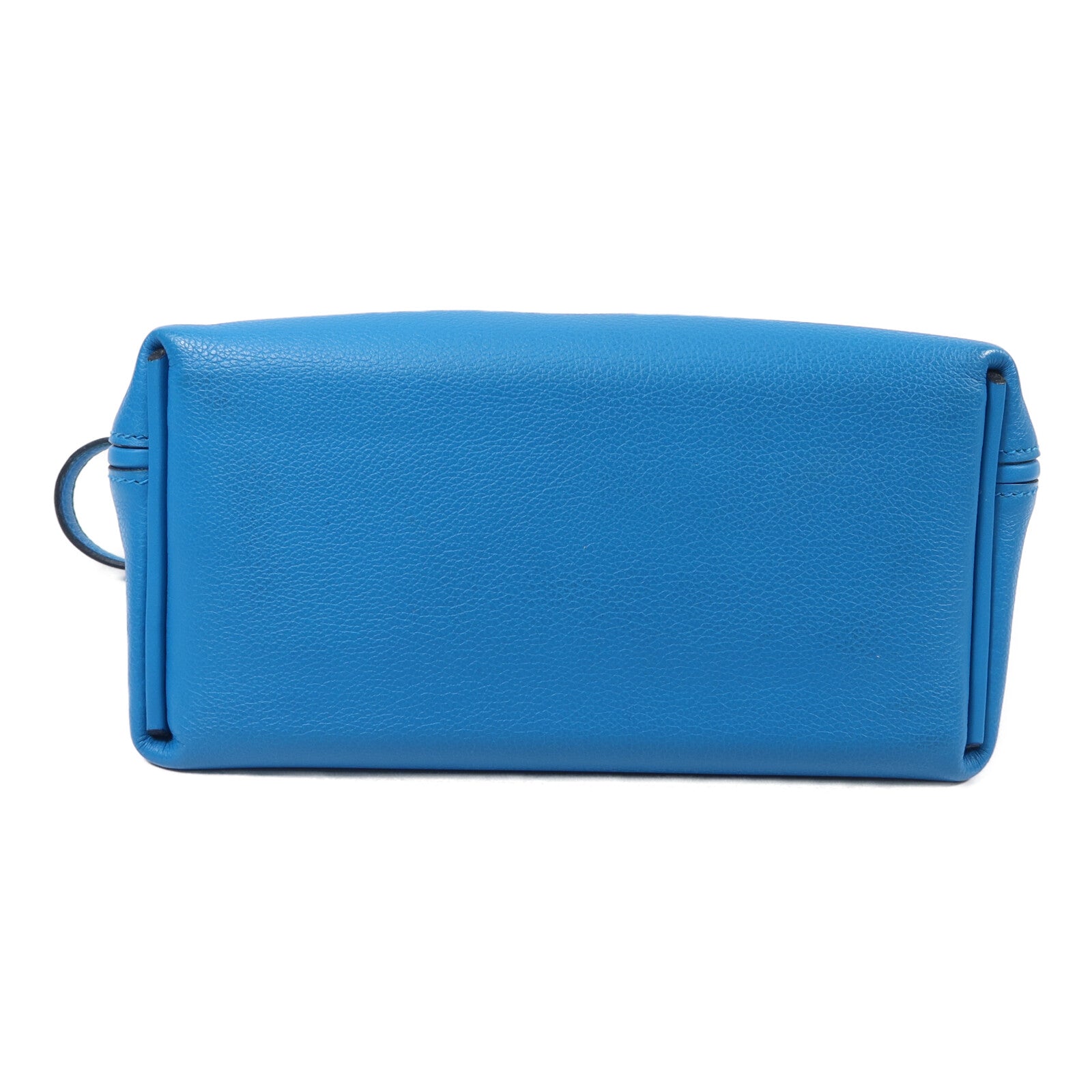 HERMES Evercolor皮革Mini 24/24手挽肩背兩用袋Bleu Frida