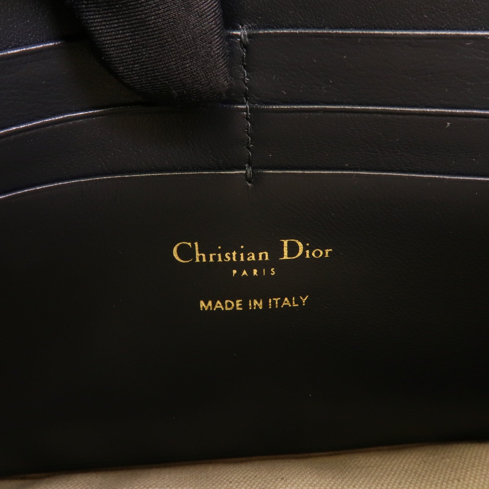 Dior 帆布Saddle Wallet On Chain鏈帶肩背袋