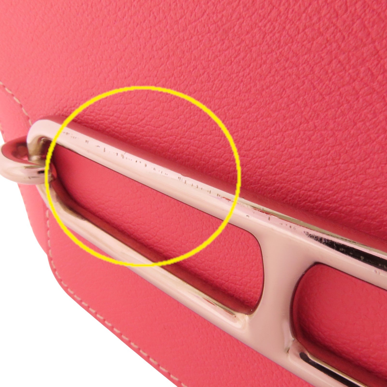 HERMES Evercolor皮革Roulis 23銀扣肩背袋