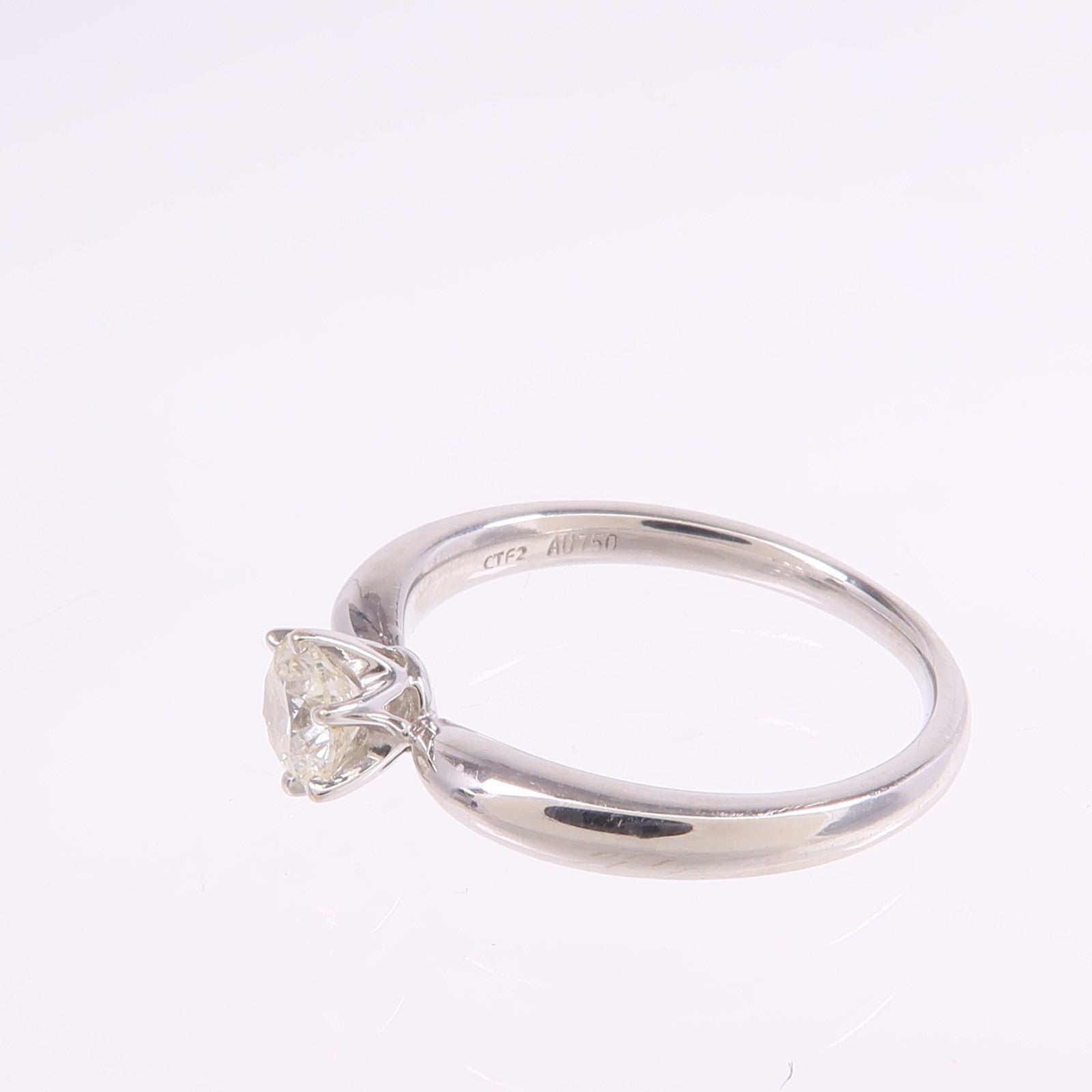 JEWELRY 18K白金Diamond Ring鑽石戒指US#4.75