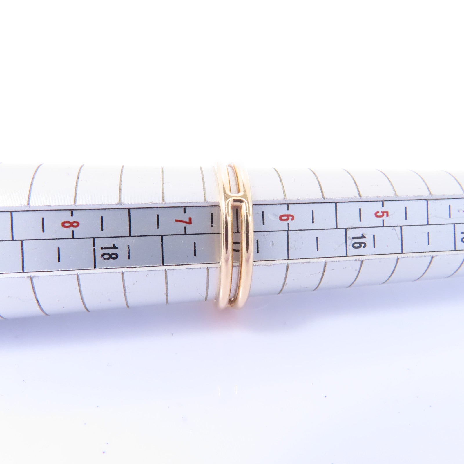 HERMES 18K玫瑰金Ariane Wedding Band戒指HERMES#53/US#6