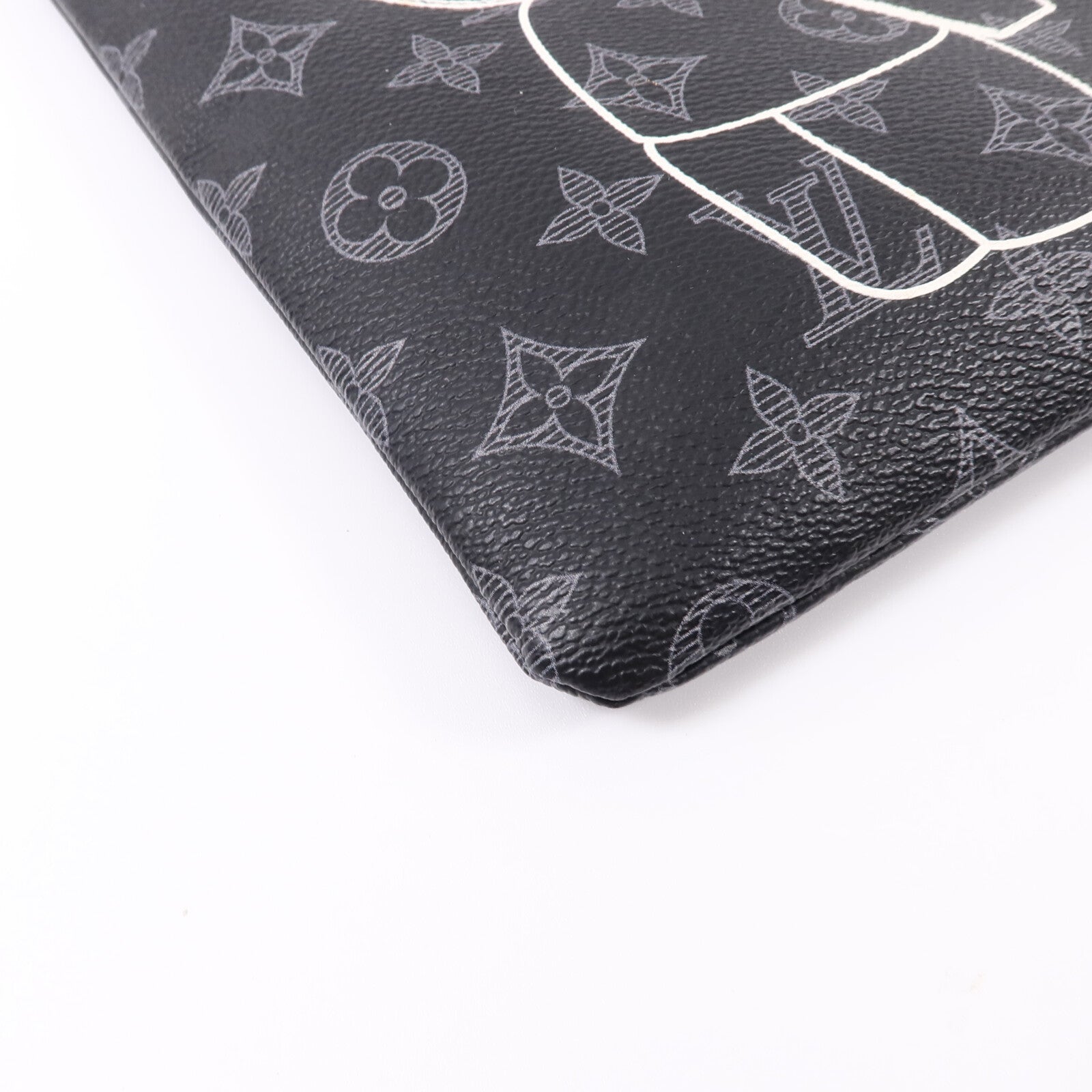 LOUIS VUITTON Monogram Eclipse Vivienne Pochette Apollo手拿包
