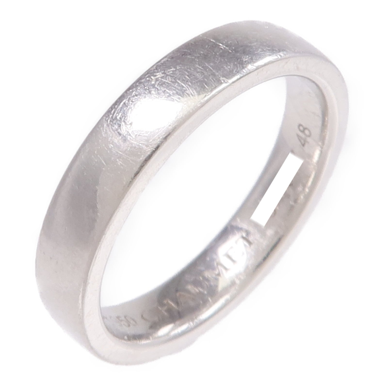 Chaumet PT950鉑金Rubans Wedding Band鑽石戒指