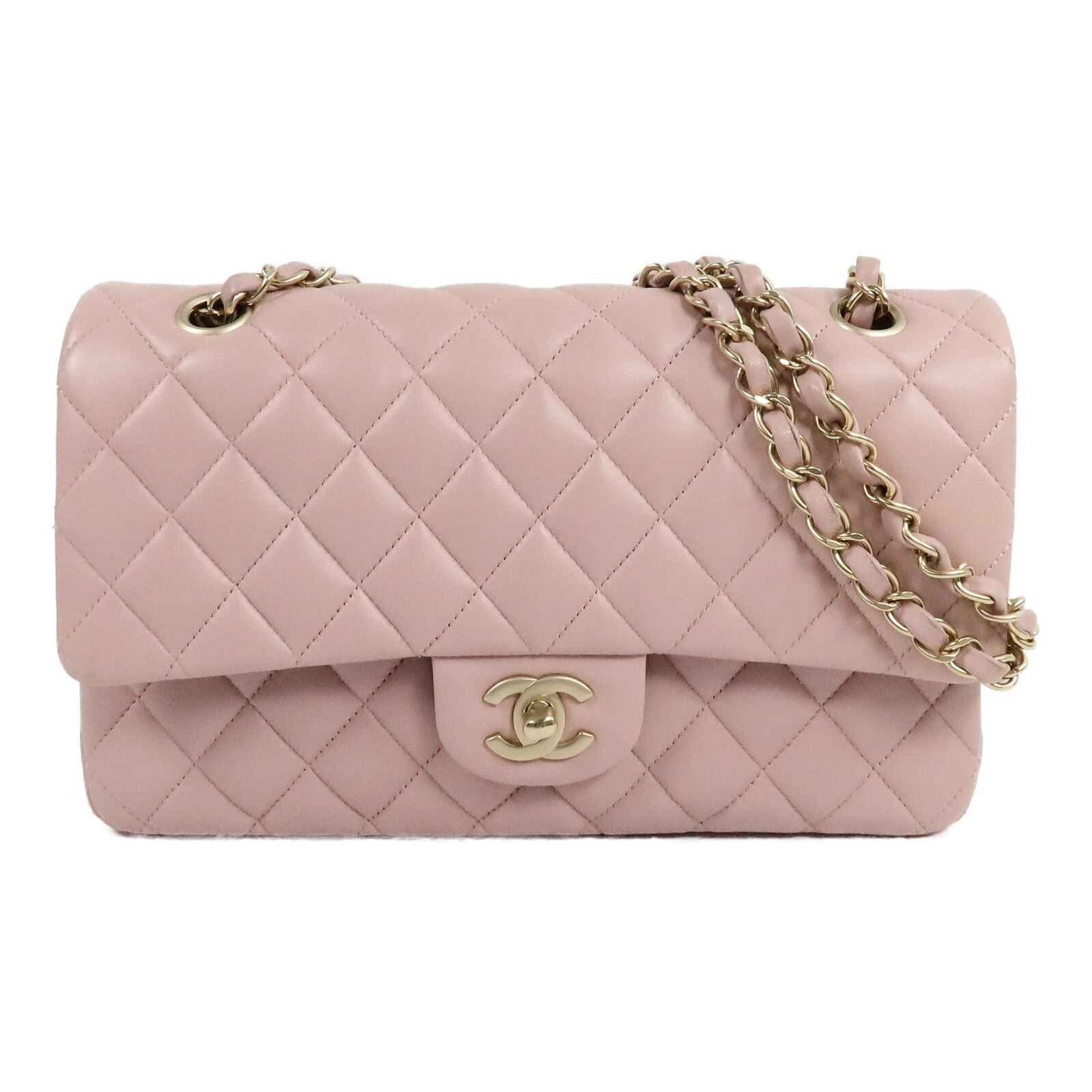 CHANEL 羊皮皮革Classic 25鏈帶肩背袋