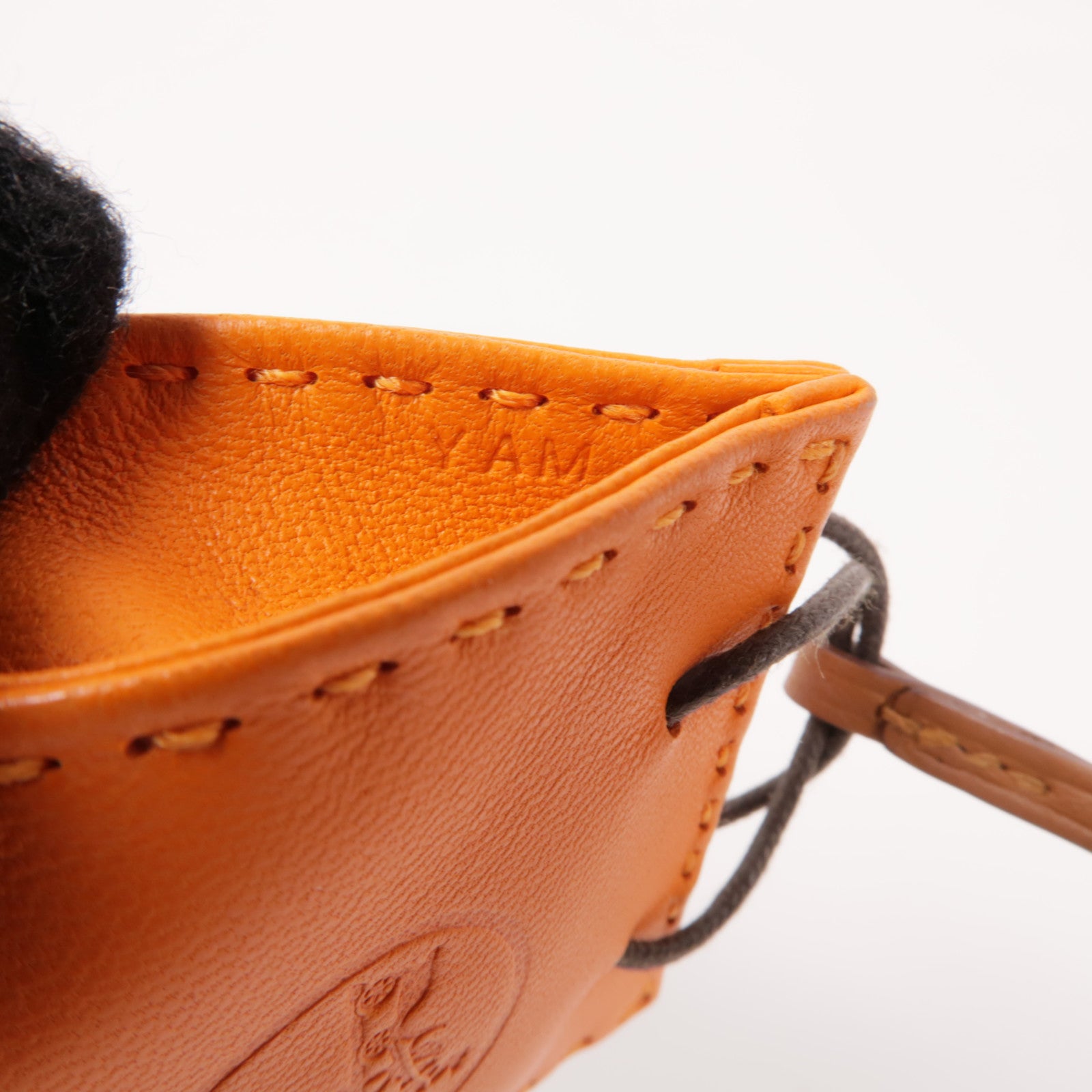 HERMES Swift皮革Shopping Bag Charm掛飾
