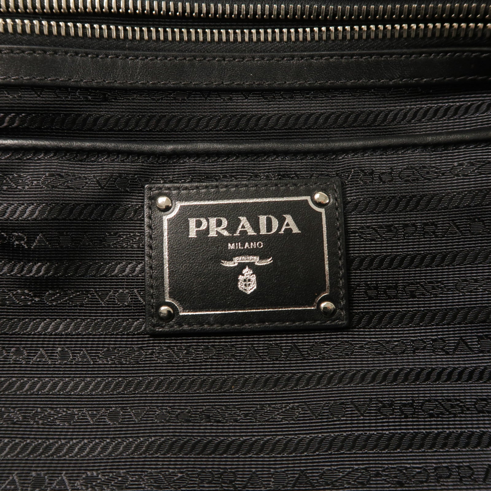 PRADA 尼龍2 Way Shoulder Bag銀扣手挽肩背兩用袋
