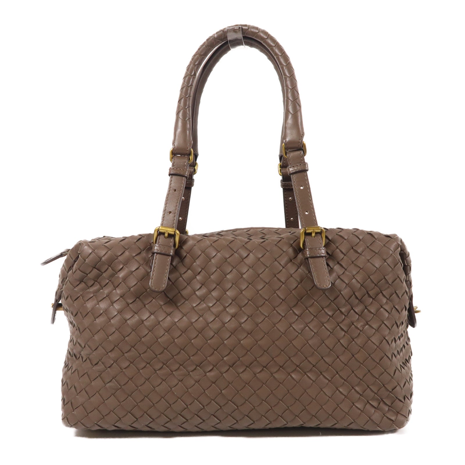 BOTTEGA VENETA 羊皮皮革Shoulder Bag肩背袋棕色