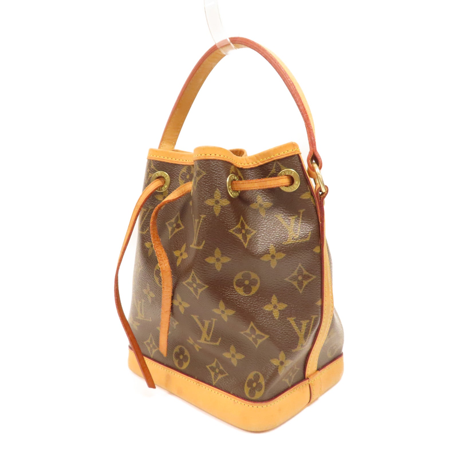 LOUIS VUITTON Monogram Mini Noe金扣手挽袋啡色
