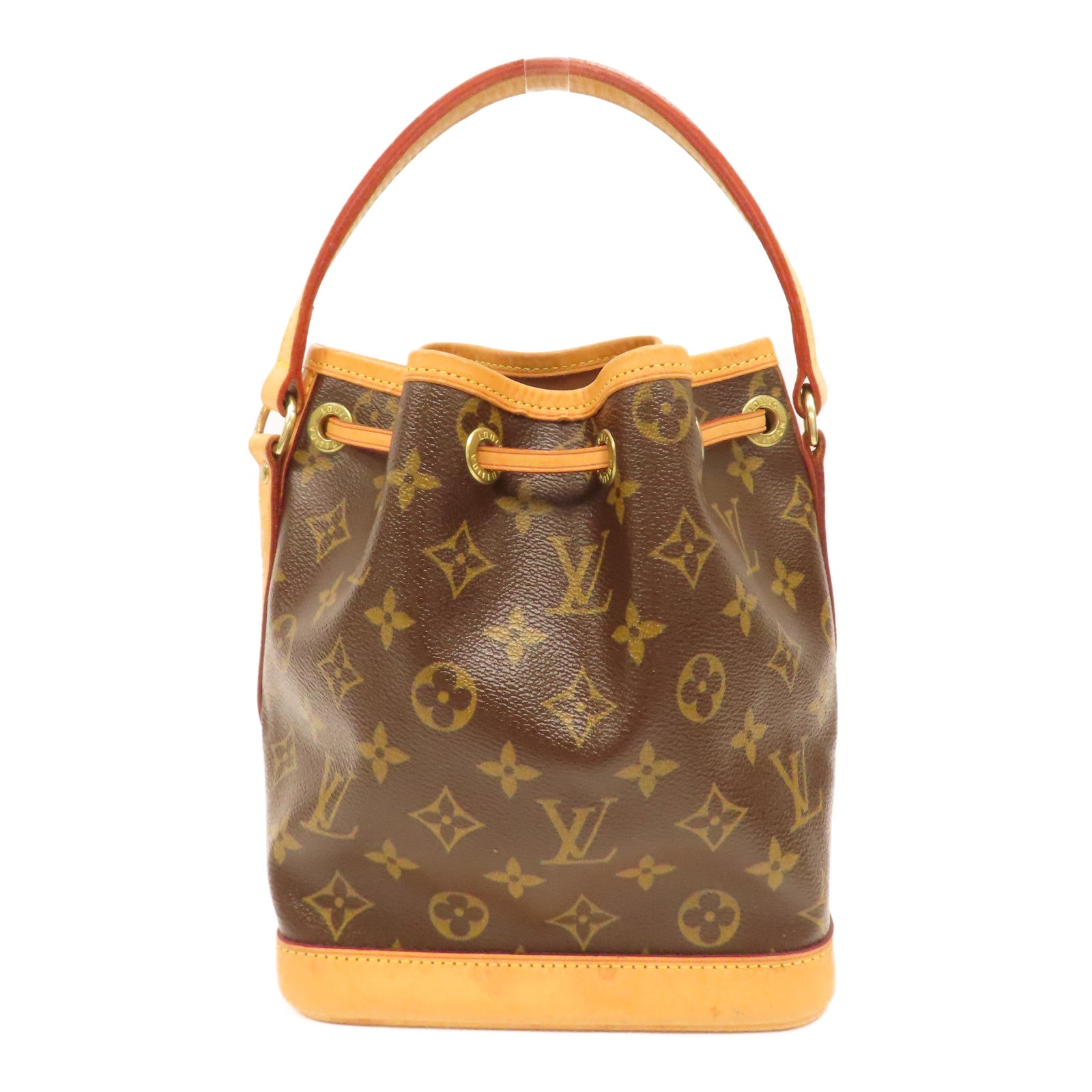 LOUIS VUITTON Monogram Mini Noe金扣手挽袋啡色