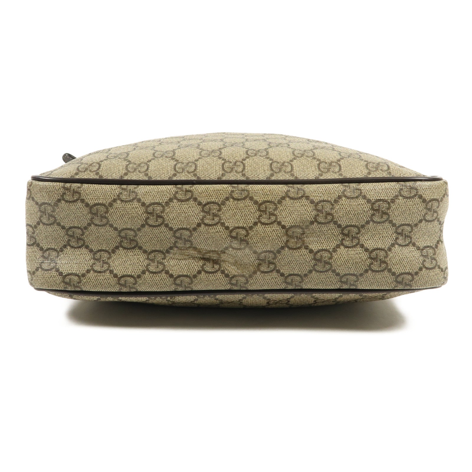 GUCCI 塗層帆布Shoulder Bag金扣肩背袋