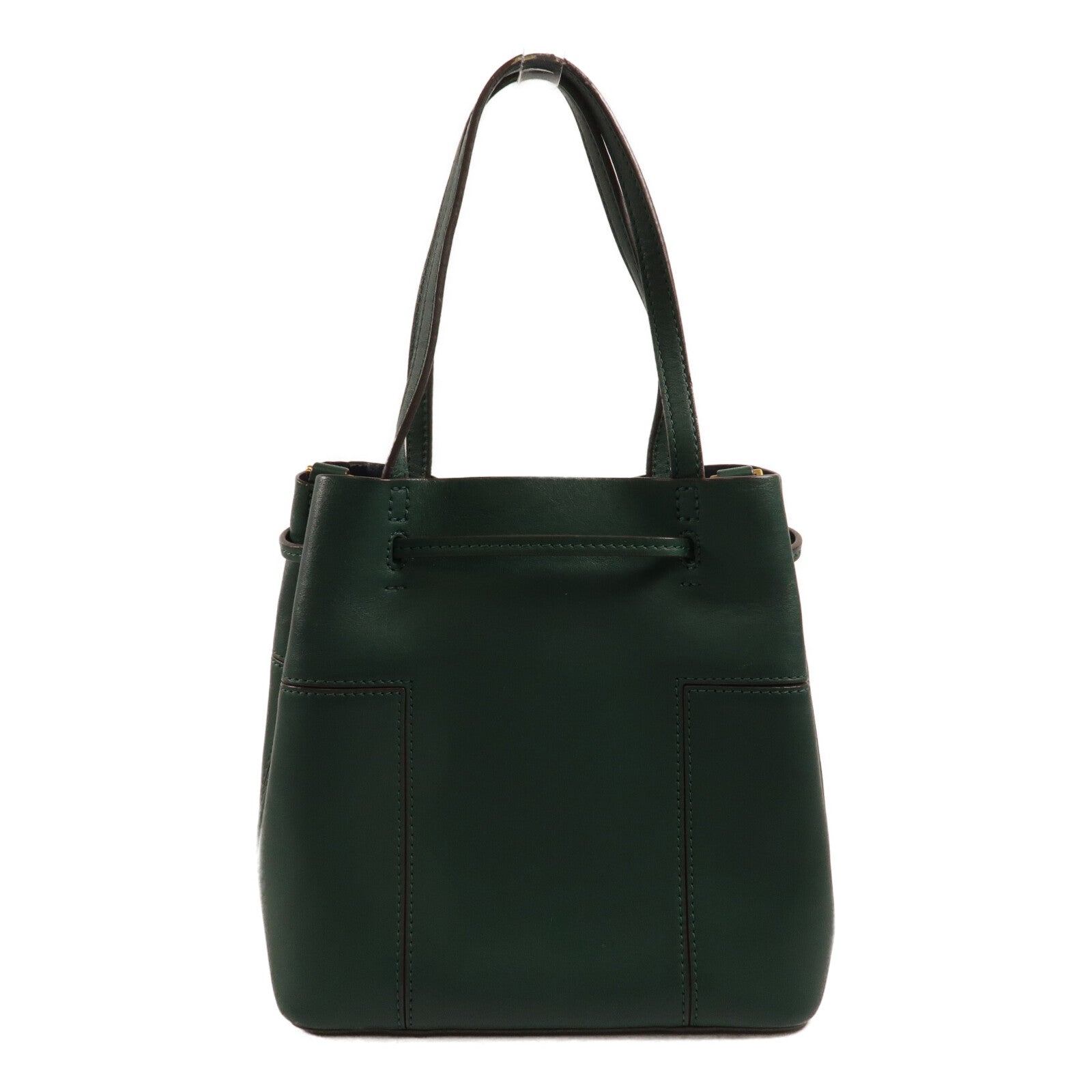 Tory Burch 牛皮皮革Block T Small Bucket Bag手挽肩背兩用袋