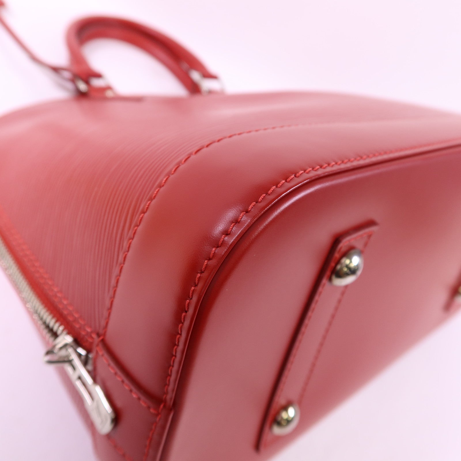 LOUIS VUITTON Epi Alma MM銀扣手挽袋