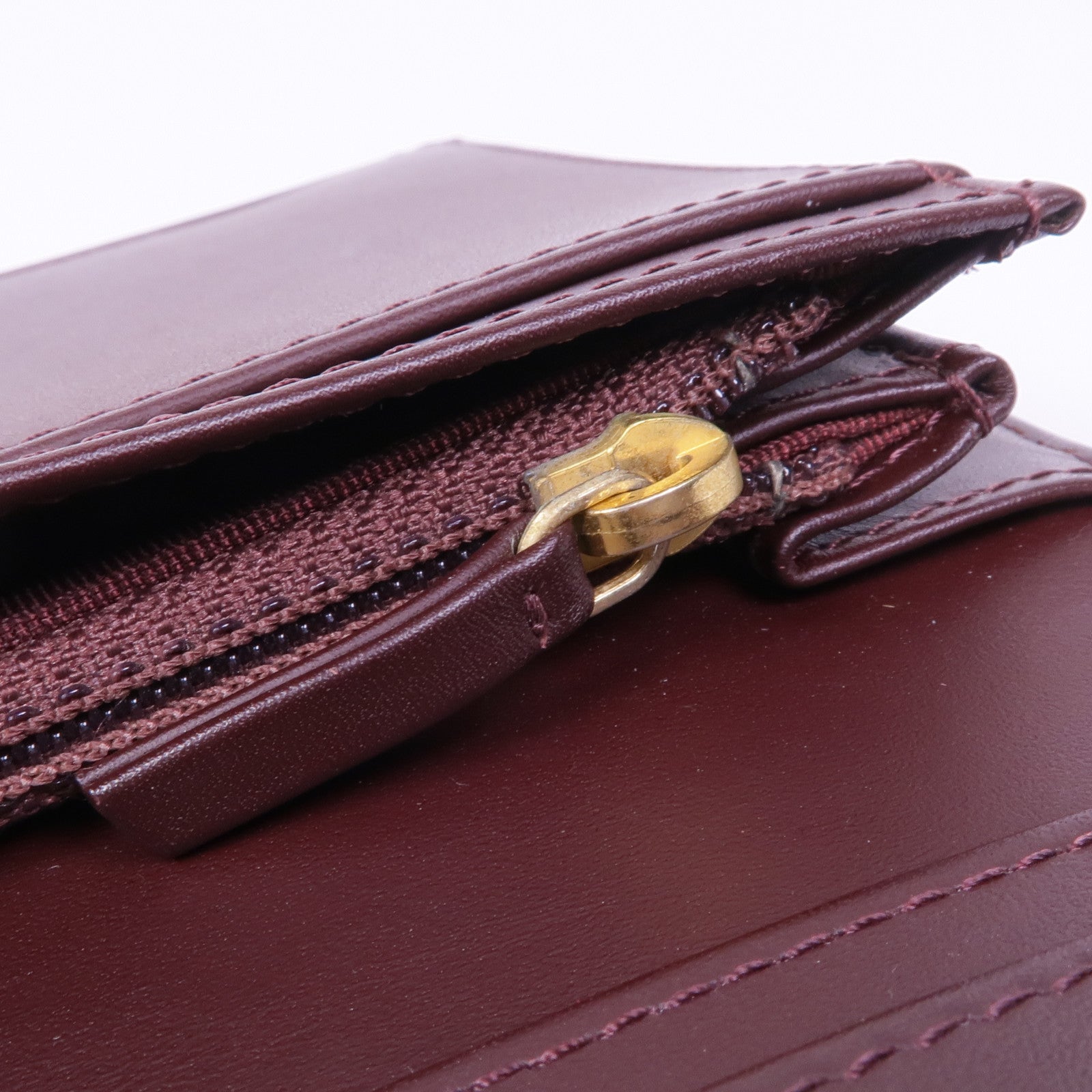 CHANEL 牛皮皮革Long Wallet金扣長錢包