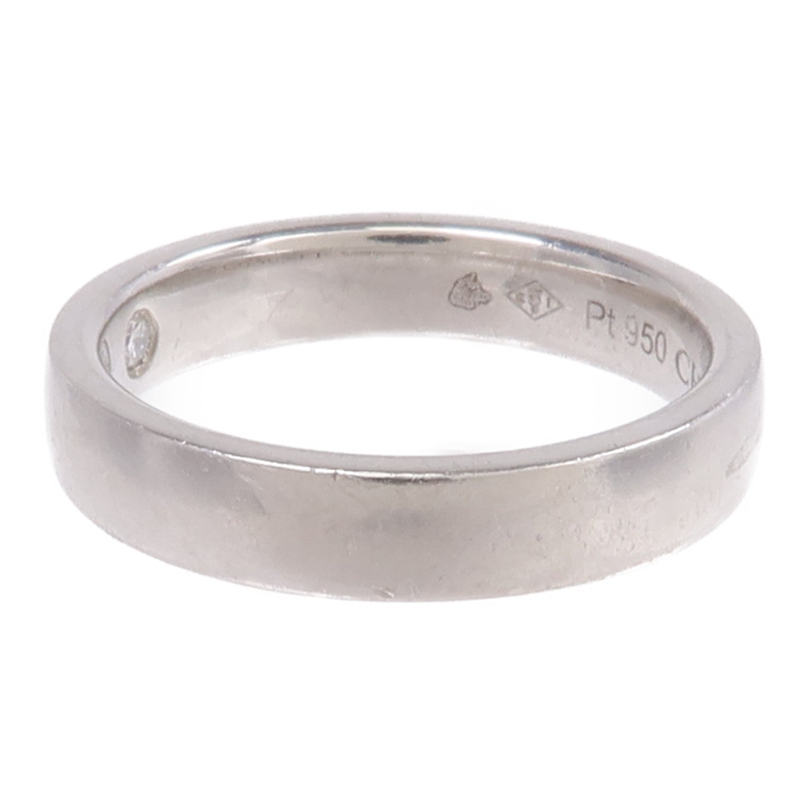 Chaumet PT950鉑金Rubans Wedding Band鑽石戒指