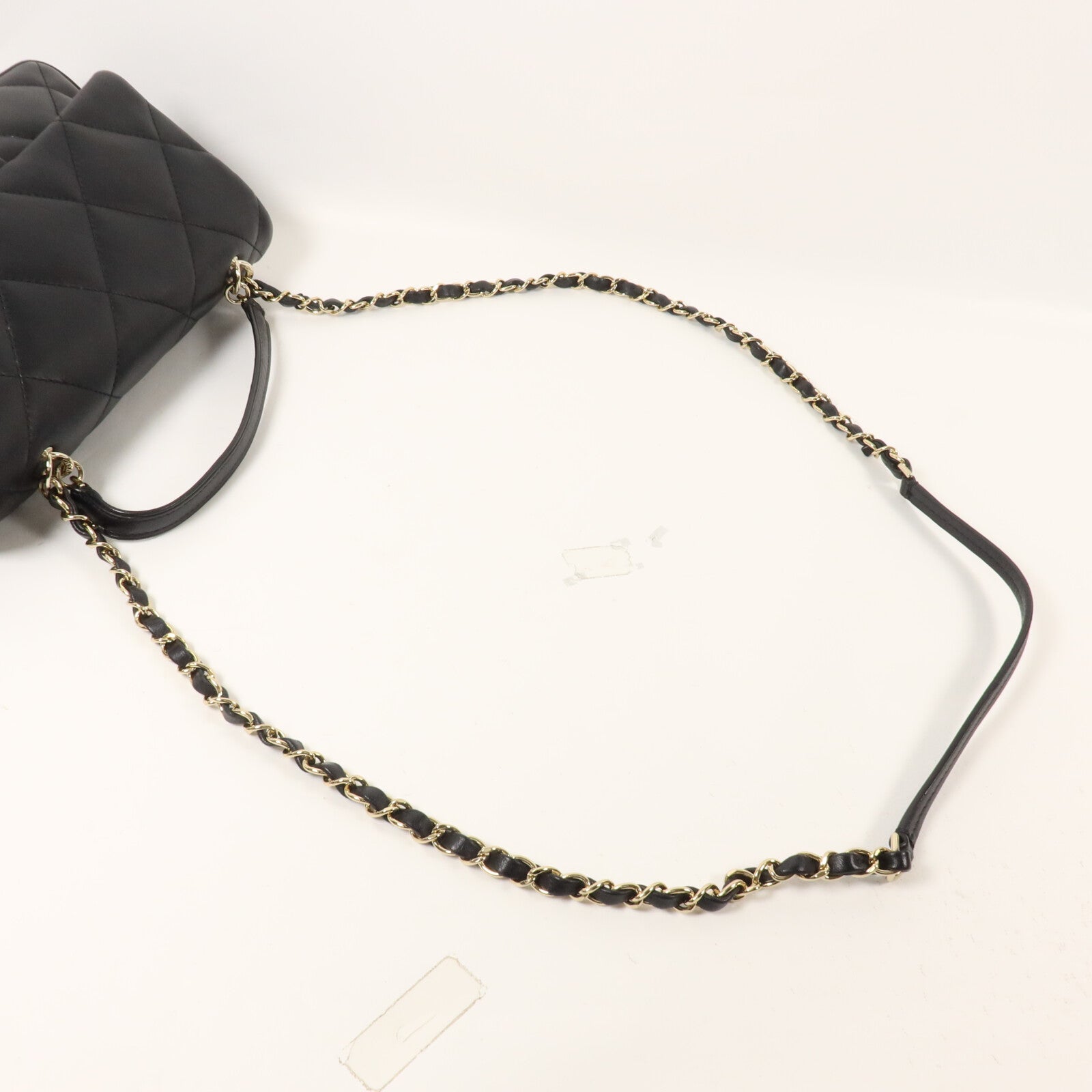 CHANEL 羊皮皮革Coco Lady Bag鏈帶手挽肩背兩用袋