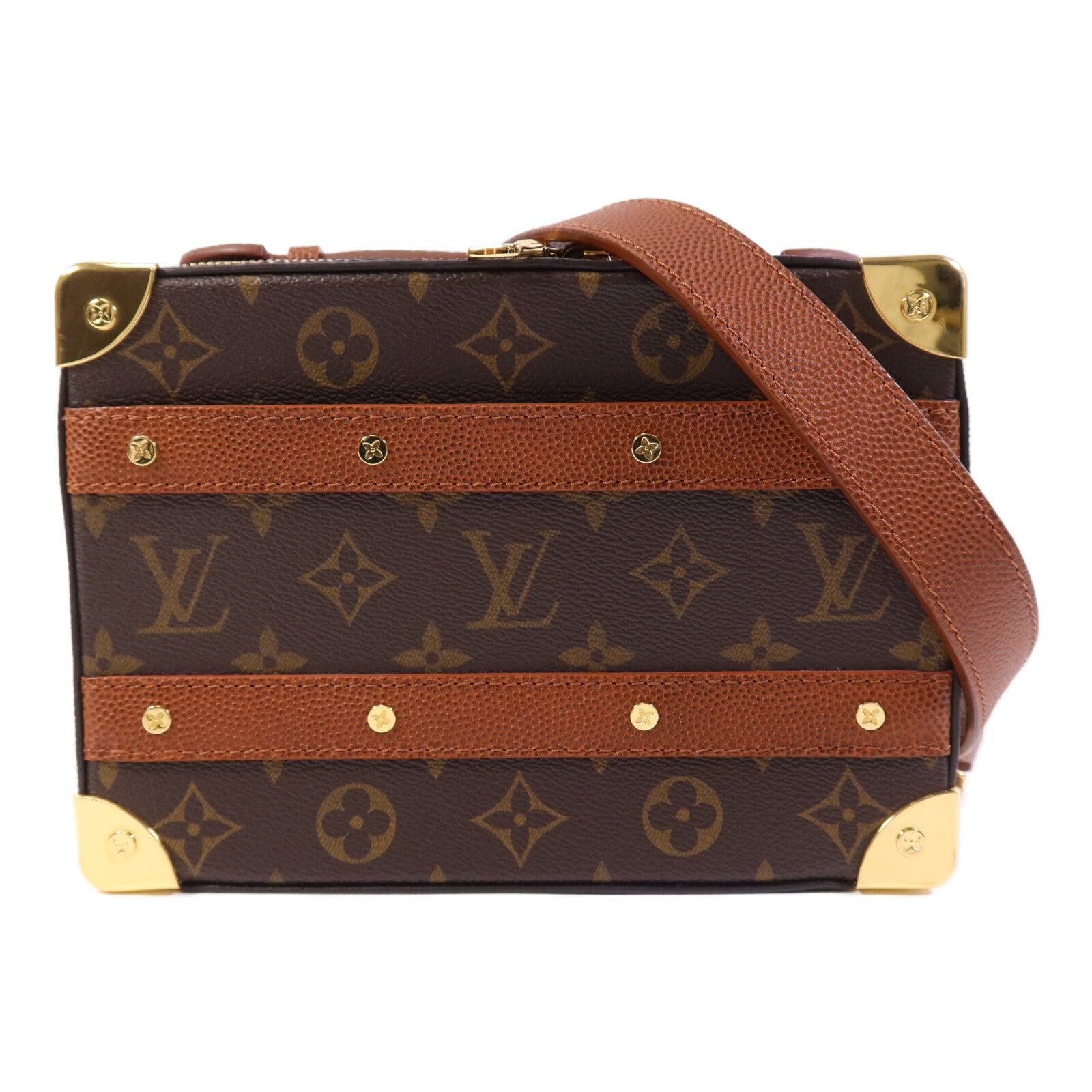 LOUIS VUITTON 【激減優惠】Monogram LV x NBA Handle Soft Trunk金扣手挽肩背兩用袋