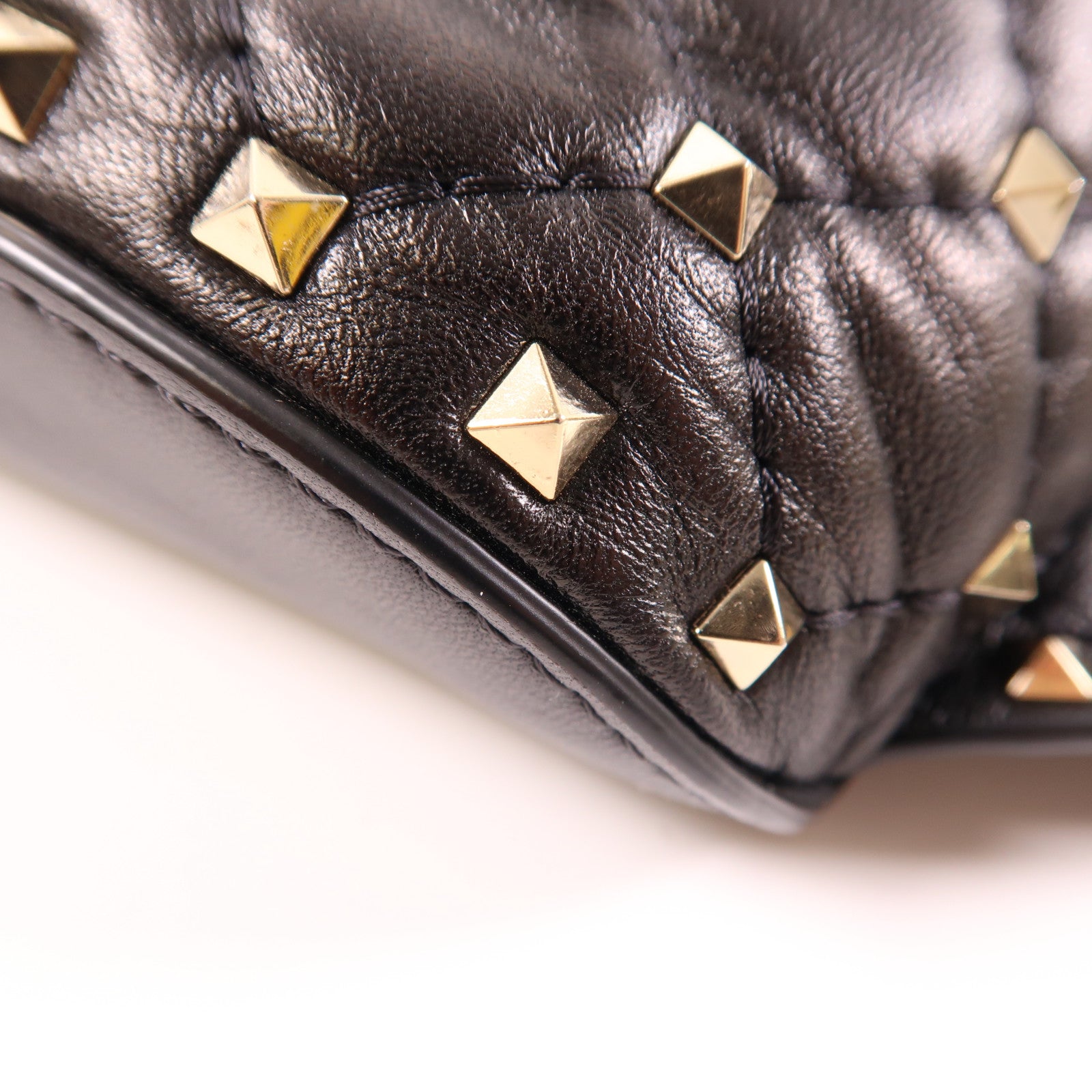 Valentino 【激減優惠】牛皮皮革Waist Bag金扣腰包黑色