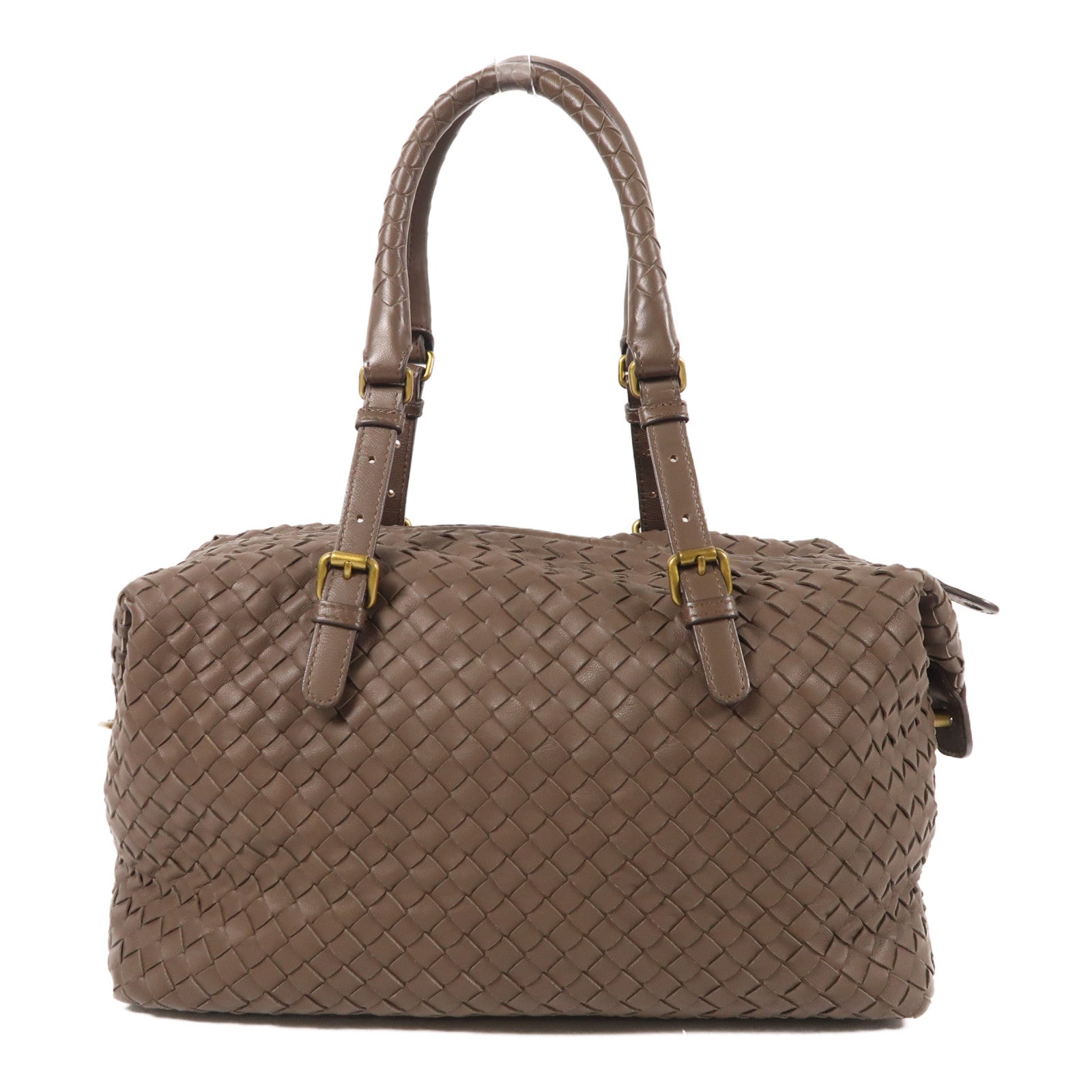 BOTTEGA VENETA 羊皮皮革Shoulder Bag肩背袋棕色