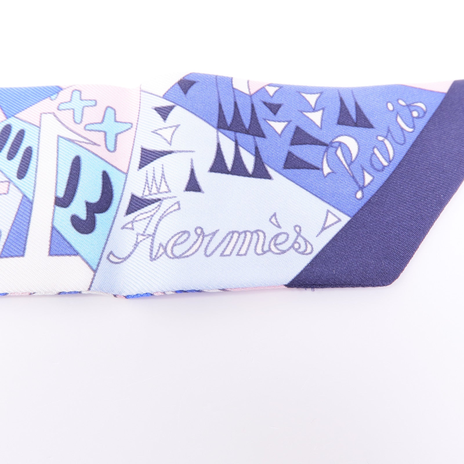 HERMES 絲質Twilly絲巾