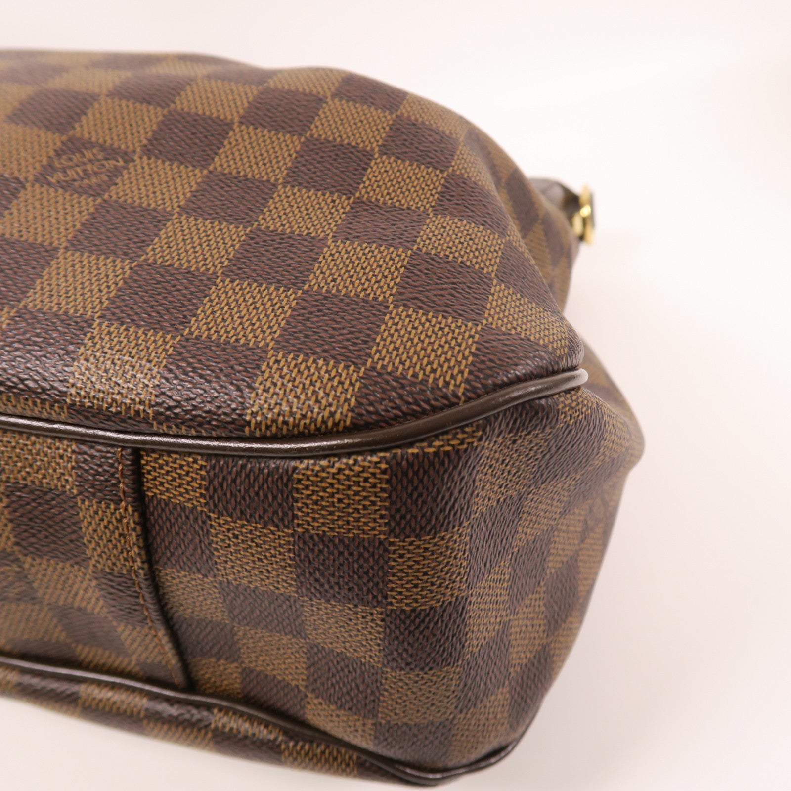 LOUIS VUITTON Damier Evora MM金扣手挽肩背兩用袋