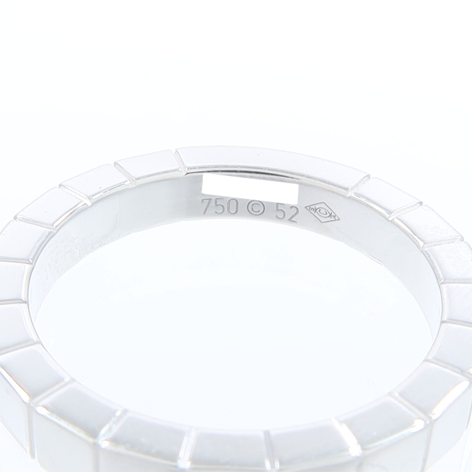 CARTIER 18K白金Lanieres戒指