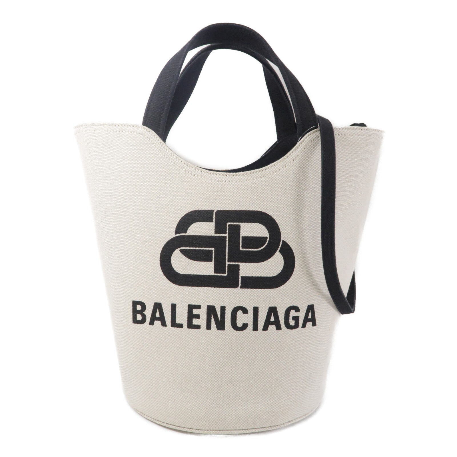 BALENCIAGA 帆布Wave Tote Bag手挽肩背兩用袋