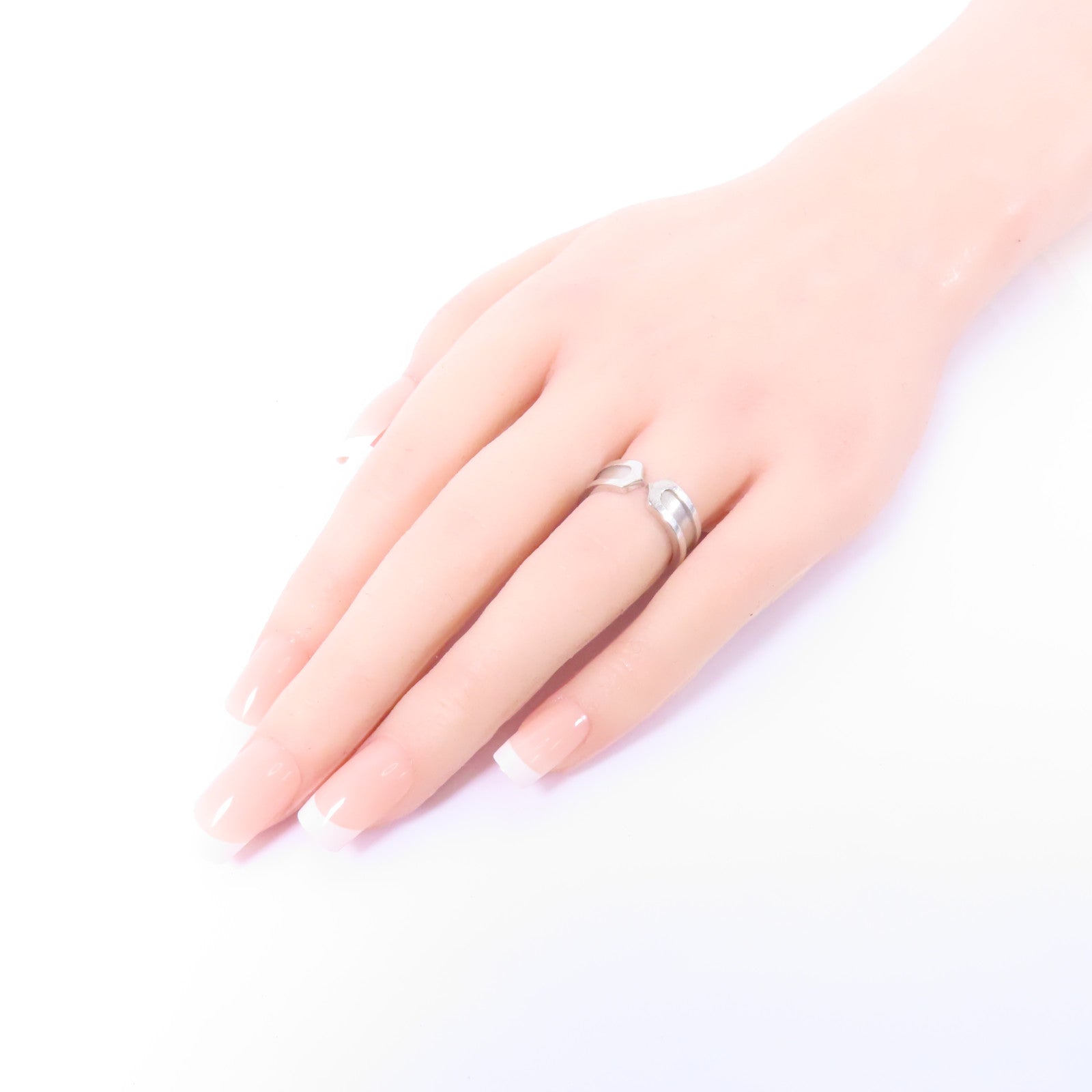 CARTIER 18K白金C2 Ring戒指Cartier#52/US#6