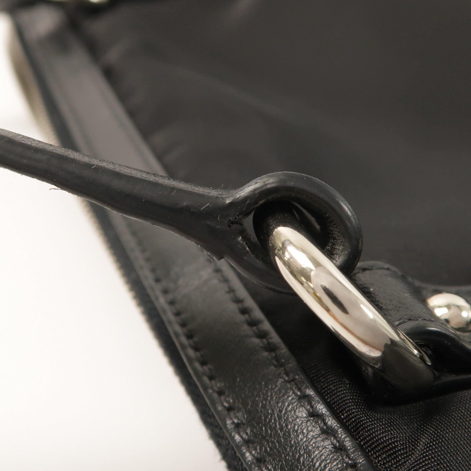 PRADA 尼龍2 Way Shoulder Bag銀扣手挽肩背兩用袋