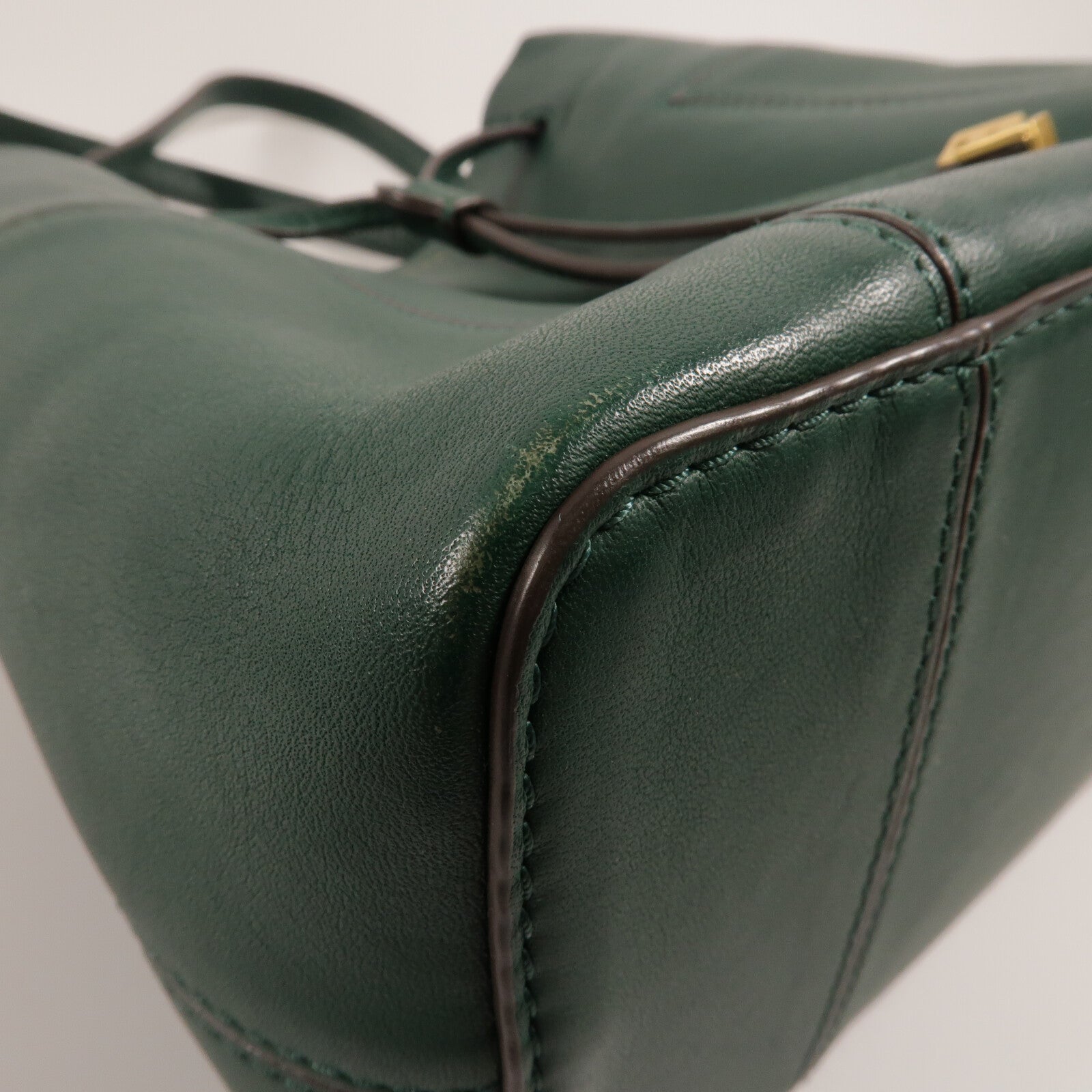 Tory Burch 牛皮皮革Block T Small Bucket Bag手挽肩背兩用袋