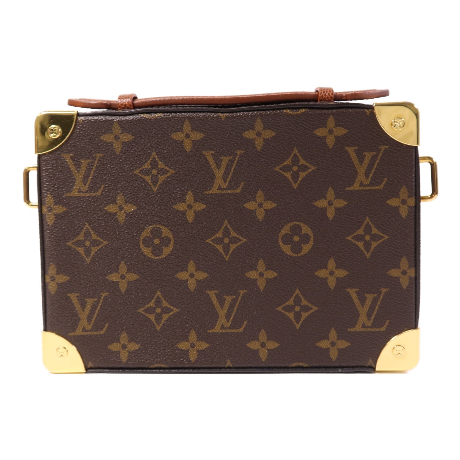 LOUIS VUITTON 【激減優惠】Monogram LV x NBA Handle Soft Trunk金扣手挽肩背兩用袋
