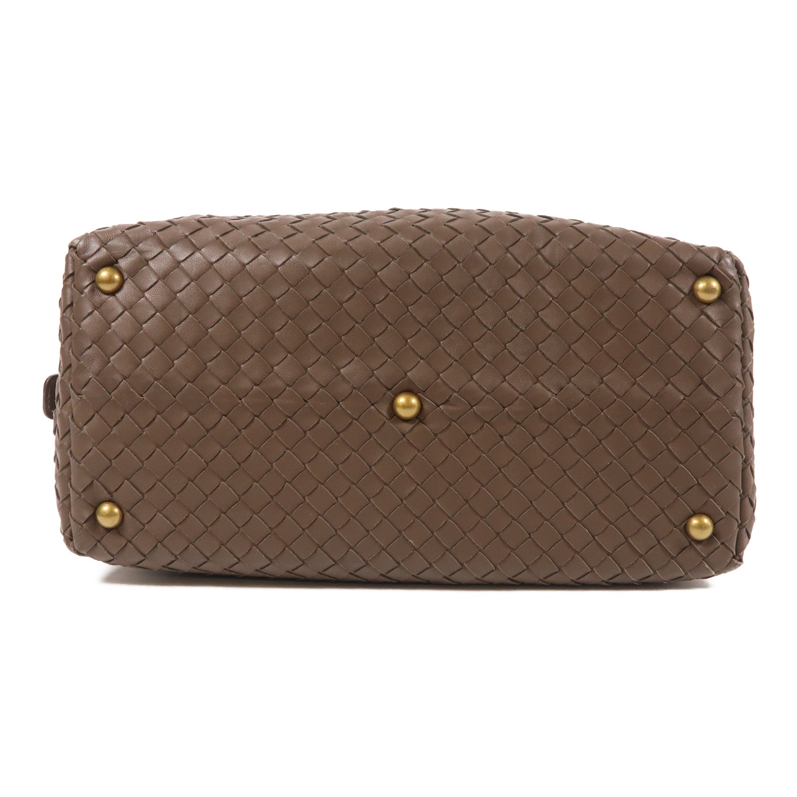 BOTTEGA VENETA 羊皮皮革Shoulder Bag肩背袋棕色