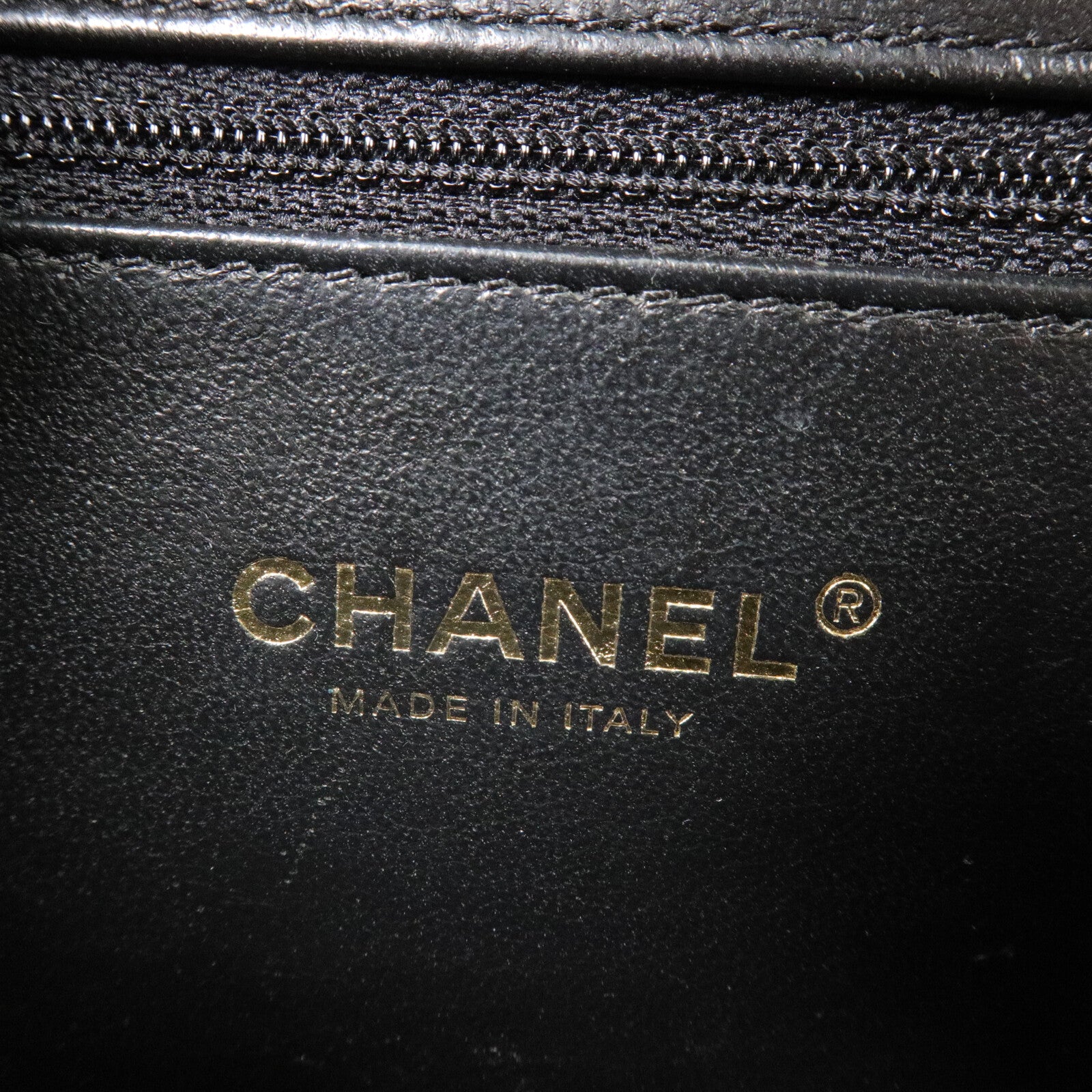 CHANEL 牛皮皮革Vanity Case鏈帶手挽肩背兩用袋