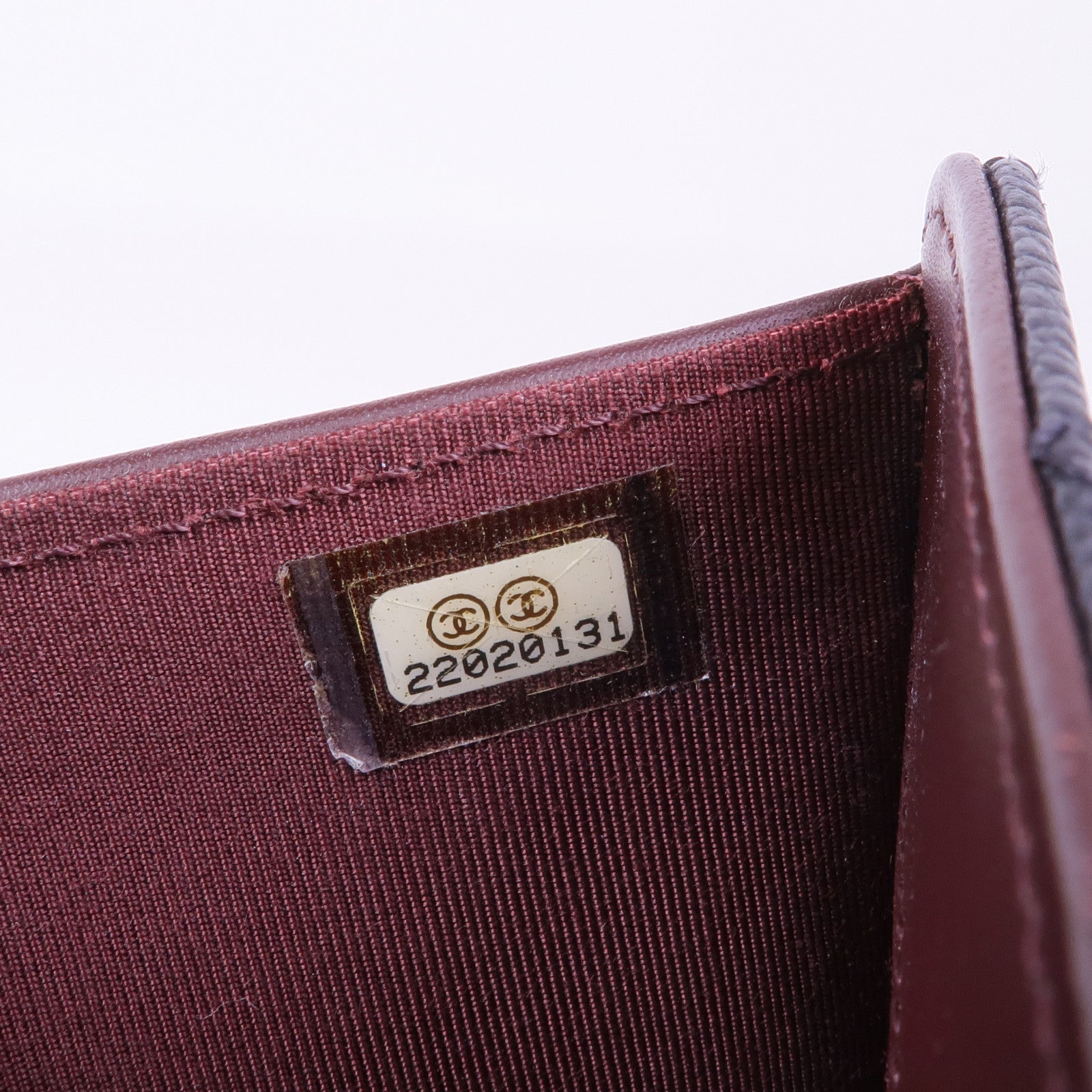 CHANEL 牛皮皮革Long Wallet金扣長錢包